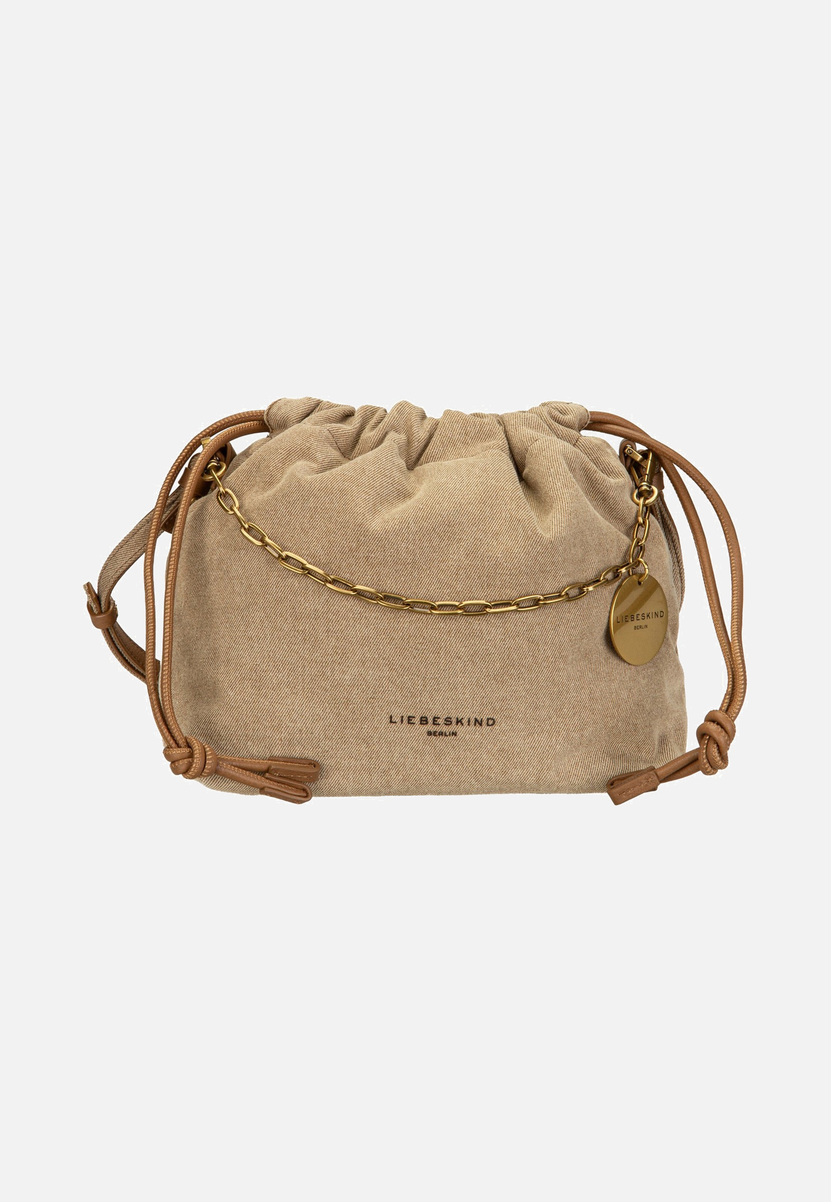 Liebeskind Berlin Lya II Hobo S Denim Beige Crossbody Bag