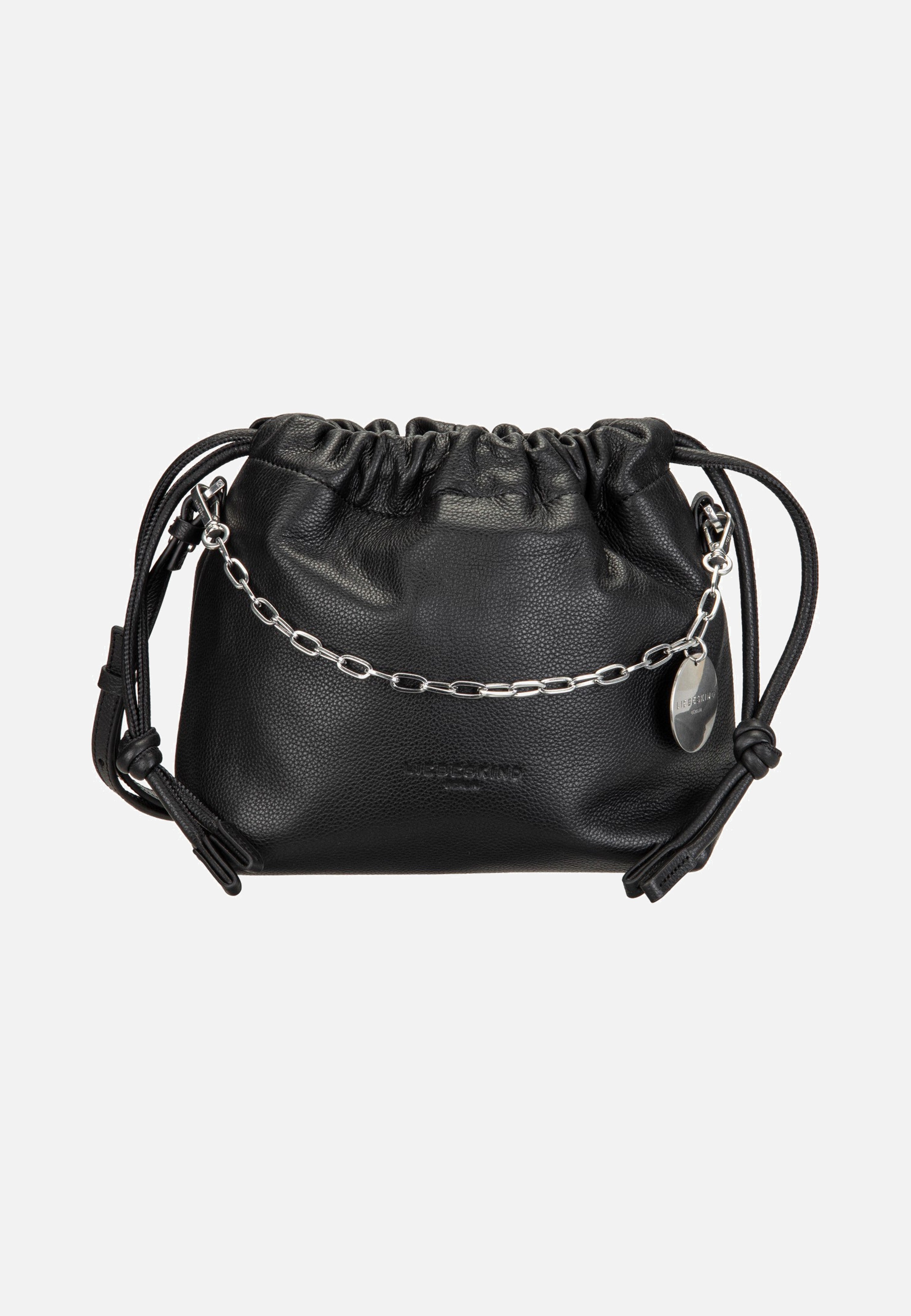 Liebeskind Berlin Lya II Hobo S Small Pebble Black Crossbody Bag