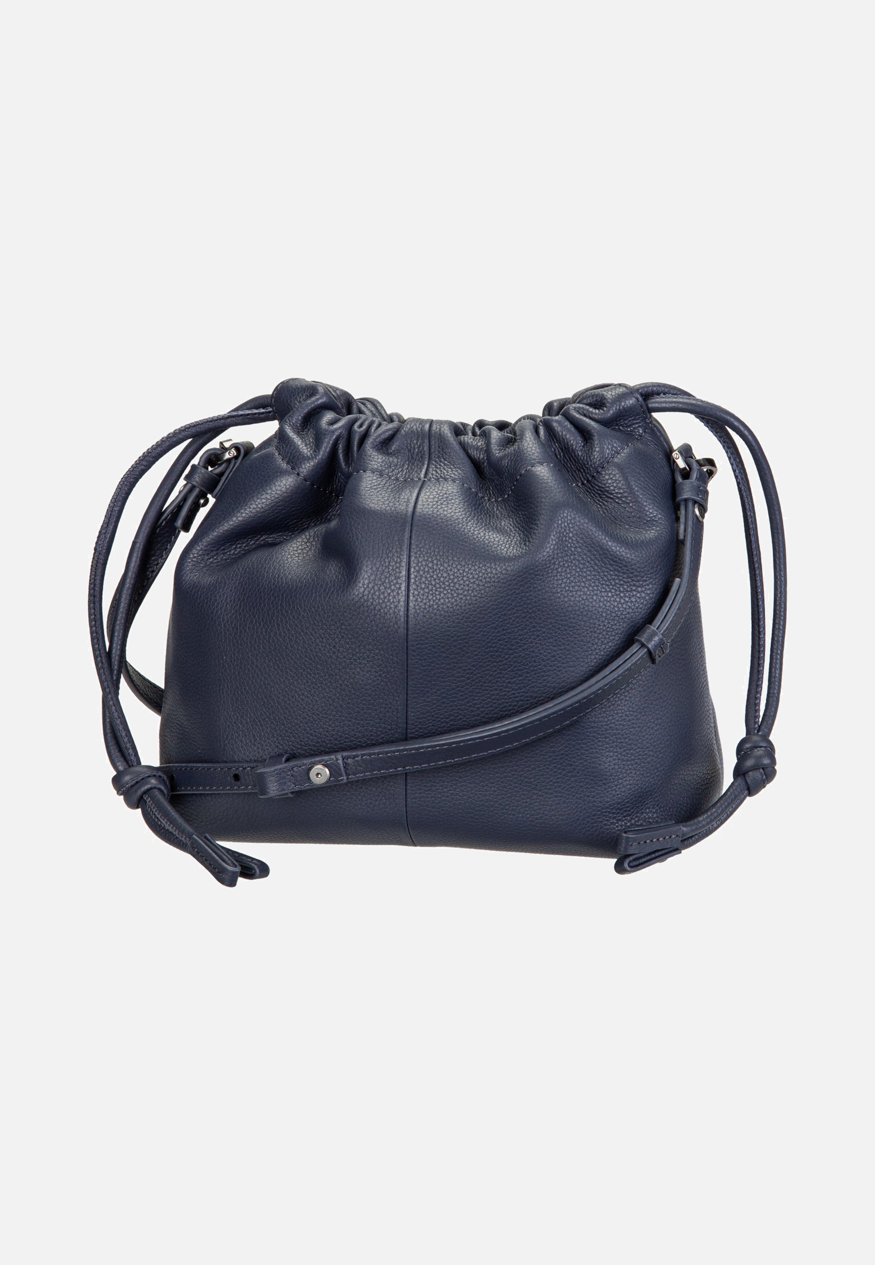 Liebeskind Berlin Lya II Hobo S Small Pebble Peacoat Bucket Bag