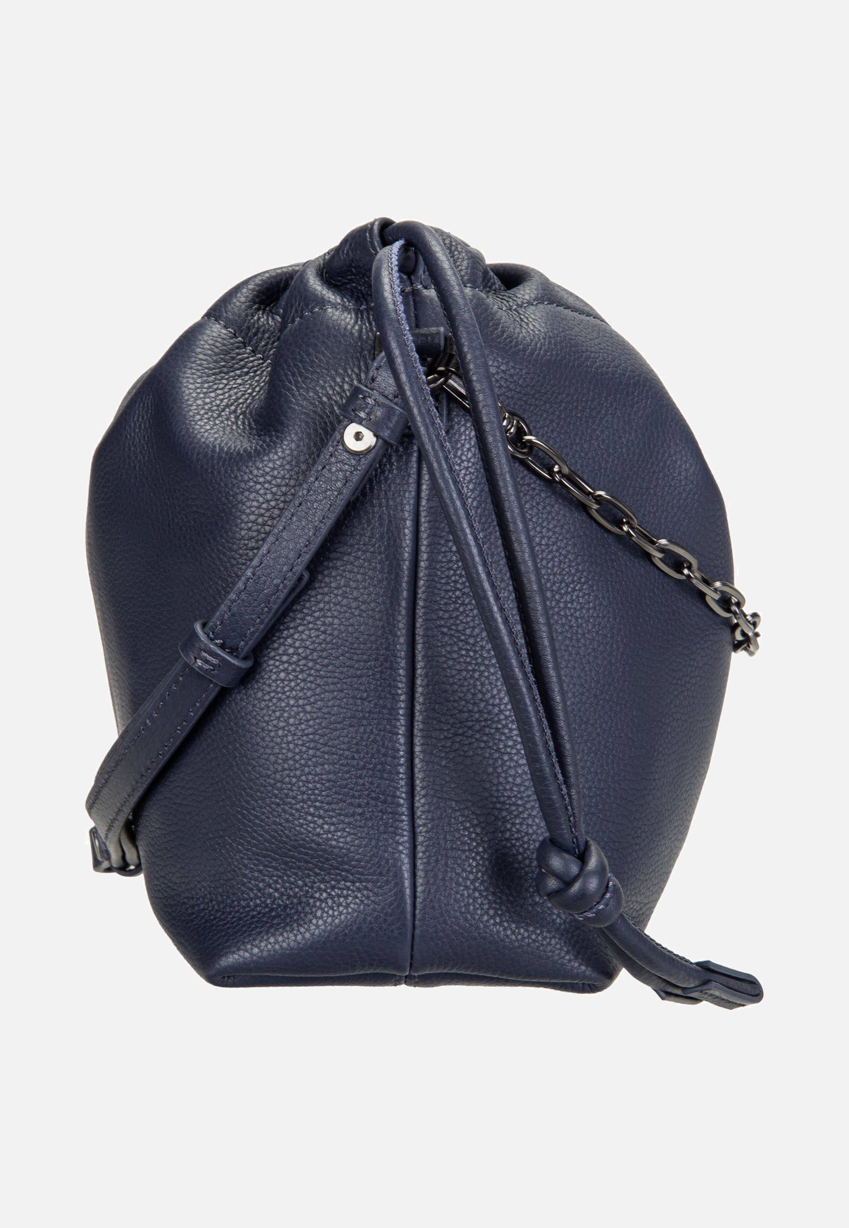 Liebeskind Berlin Lya II Hobo S Small Pebble Peacoat Bucket Bag