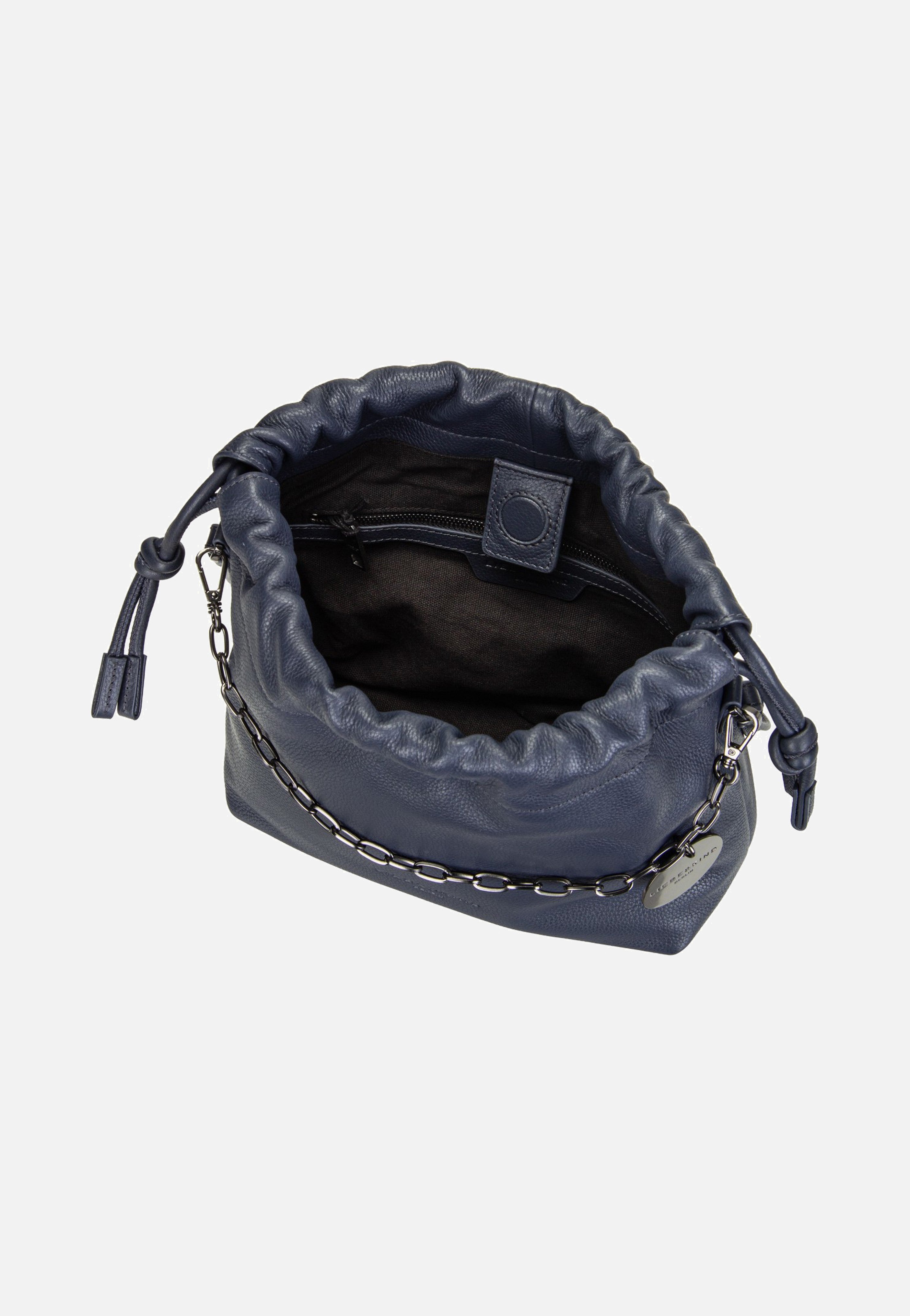 Liebeskind Berlin Lya II Hobo S Small Pebble Peacoat Bucket Bag