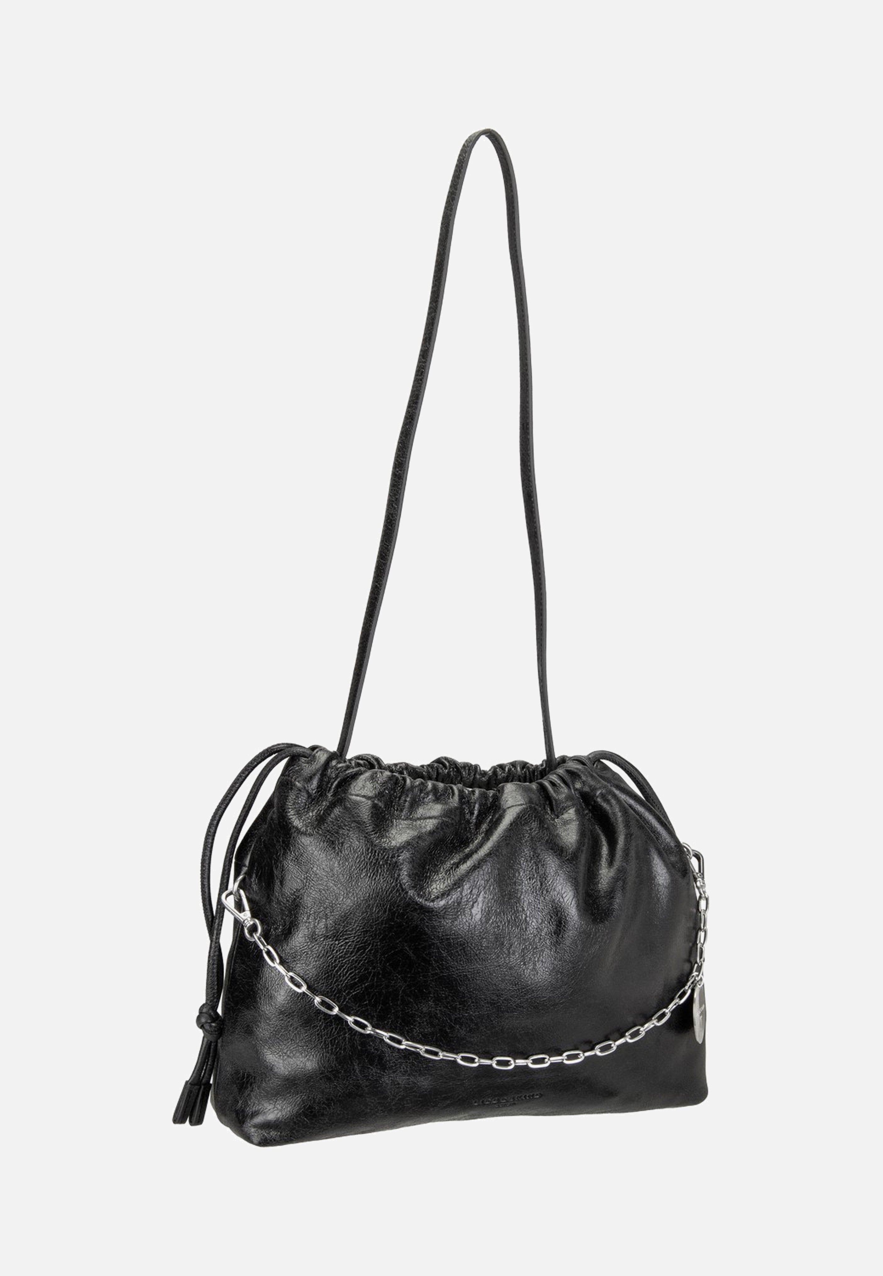 Liebeskind Berlin Lya II Pouch L Lamb Crunch Black Bucket Bag