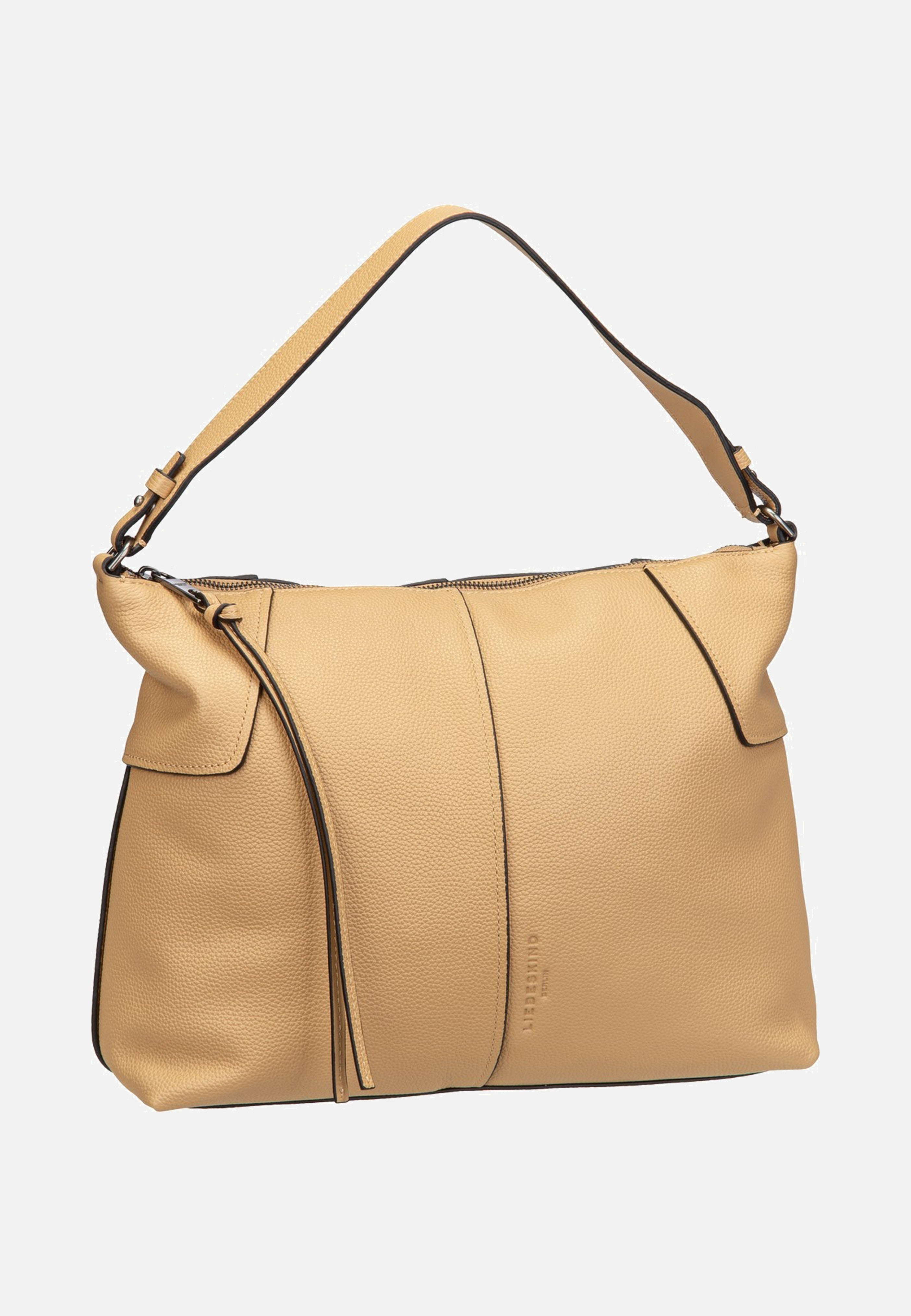 Liebeskind Berlin Mila Hobo M Small Pebble Light Tan Hobo Bag