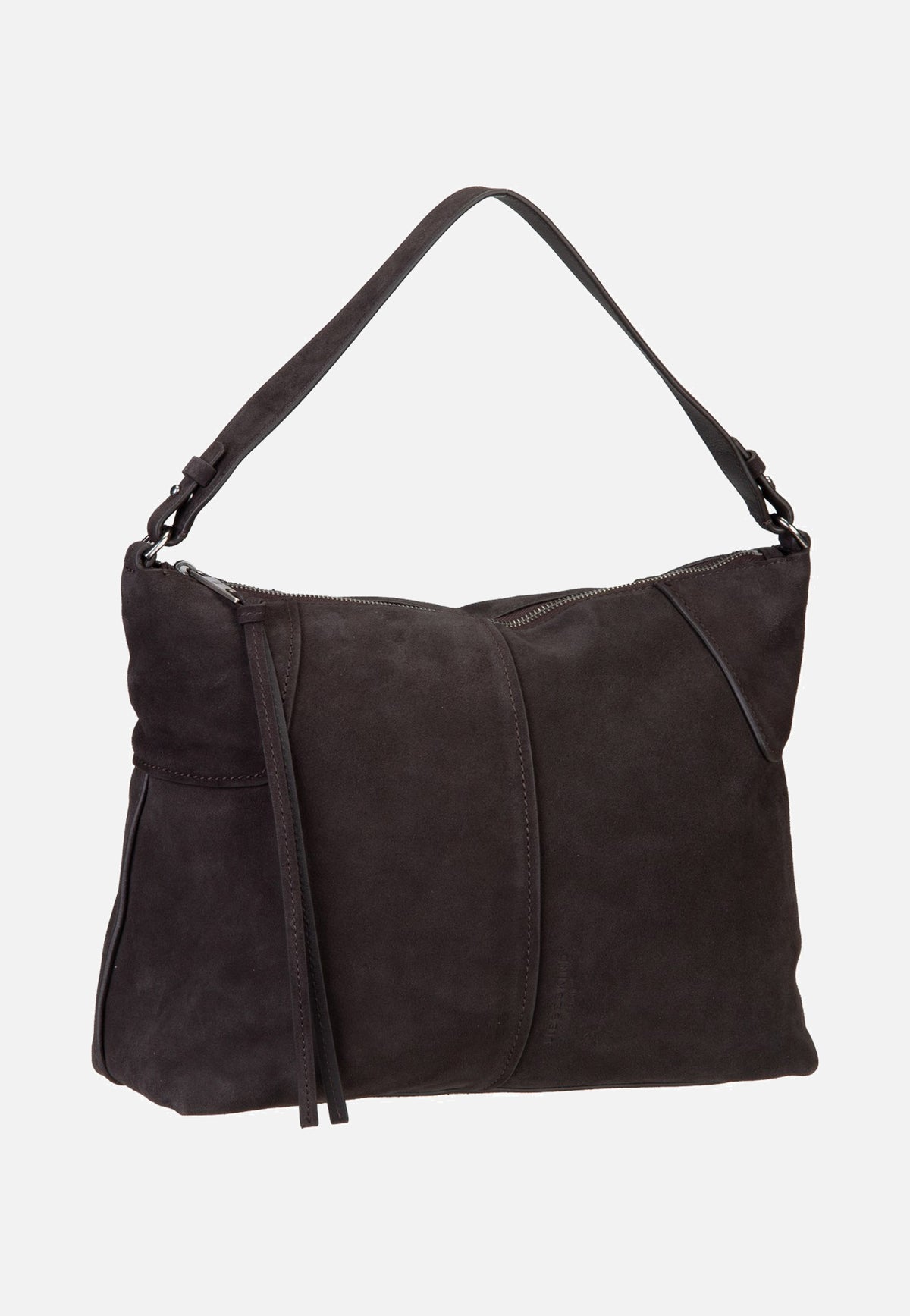 Liebeskind Berlin Mila Hydro Suede Deep Soil Hobo Bag