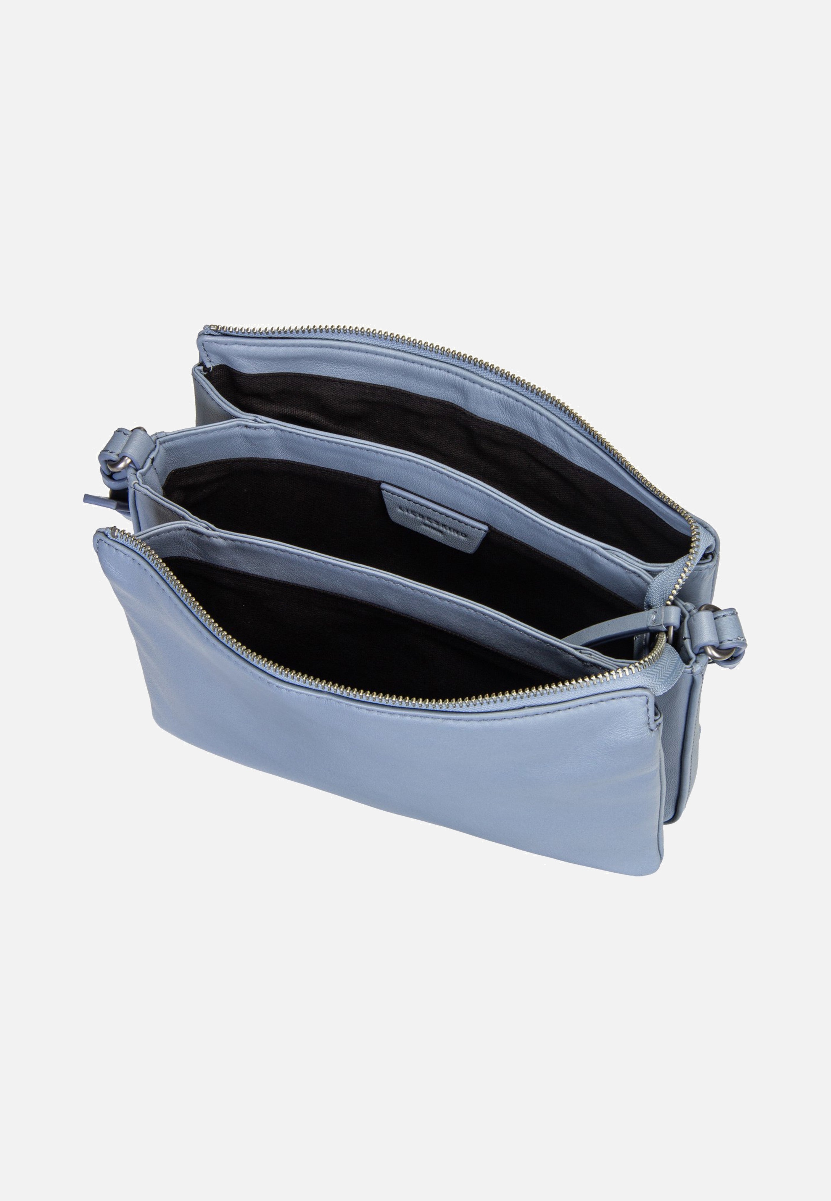 Liebeskind Berlin Nina M Indian Sheep Flower Blue Crossbody Bag