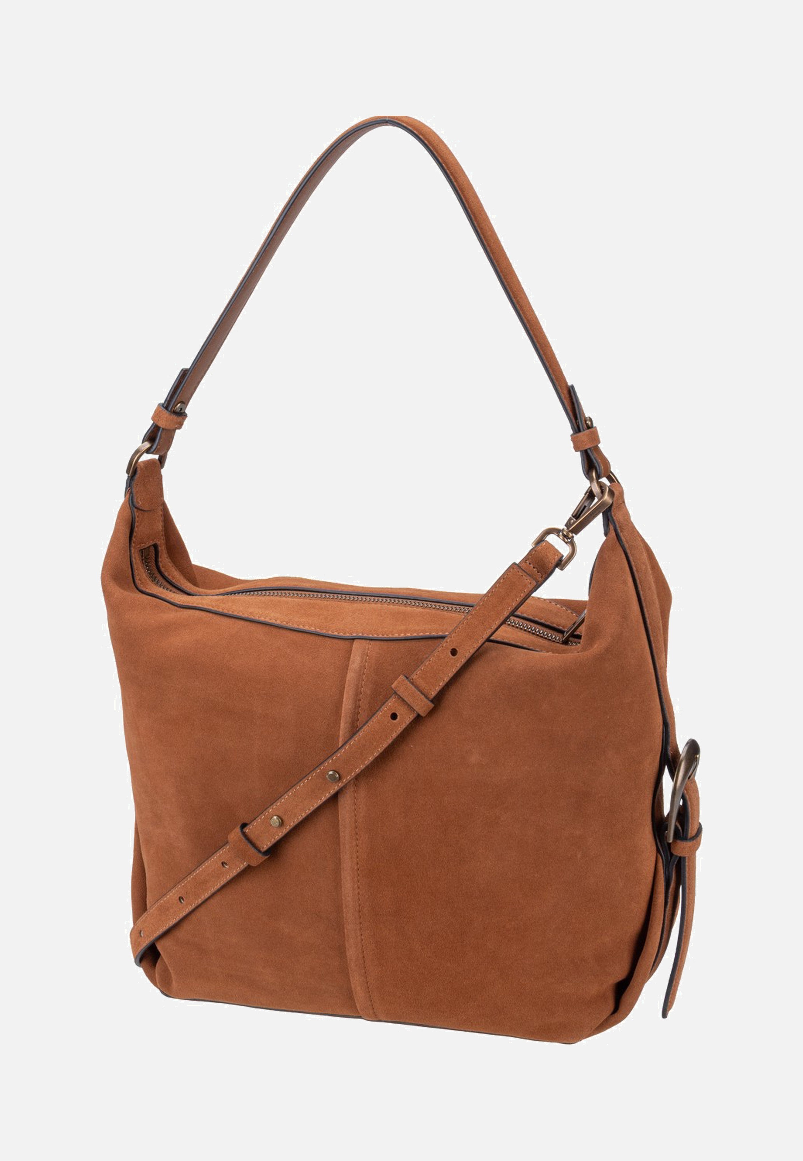 Liebeskind Berlin Paris II Hobo M Hydro Suede Brown Hobo Bag