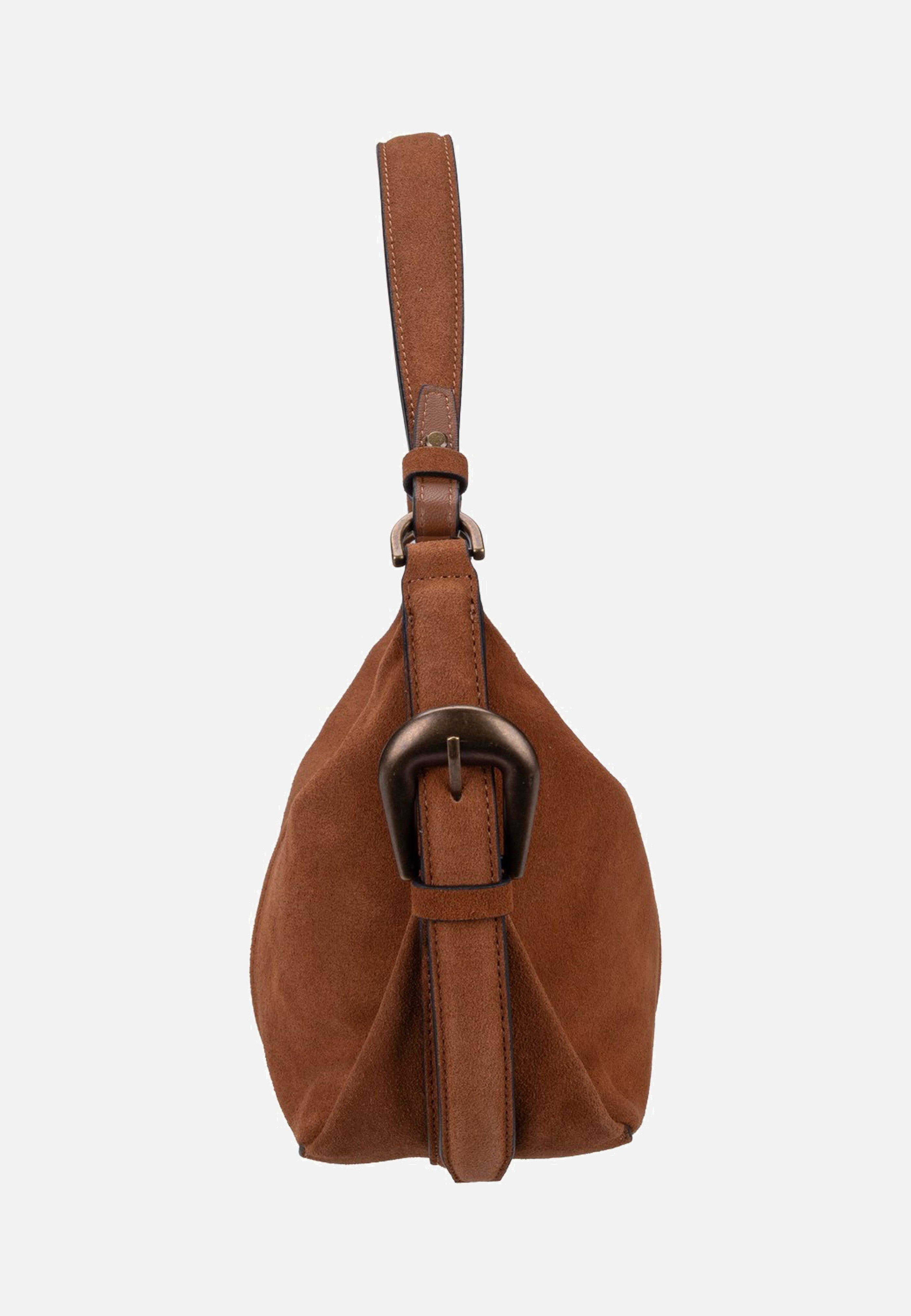 Liebeskind Berlin Paris II Hobo S Hydro Suede Brown Hobo Bag