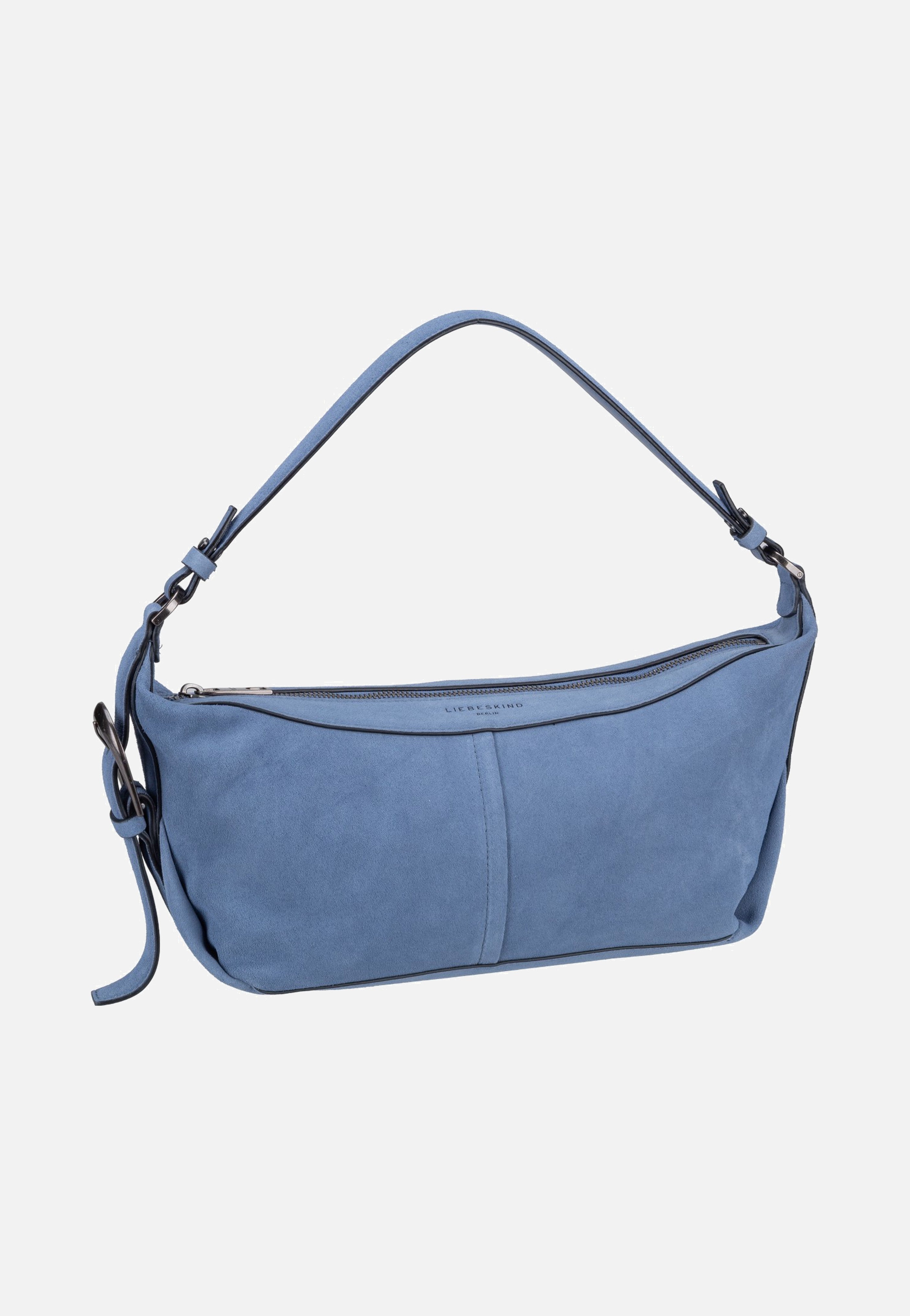 Liebeskind Berlin Paris II Hobo S Hydro Suede Flower Blue Hobo Bag