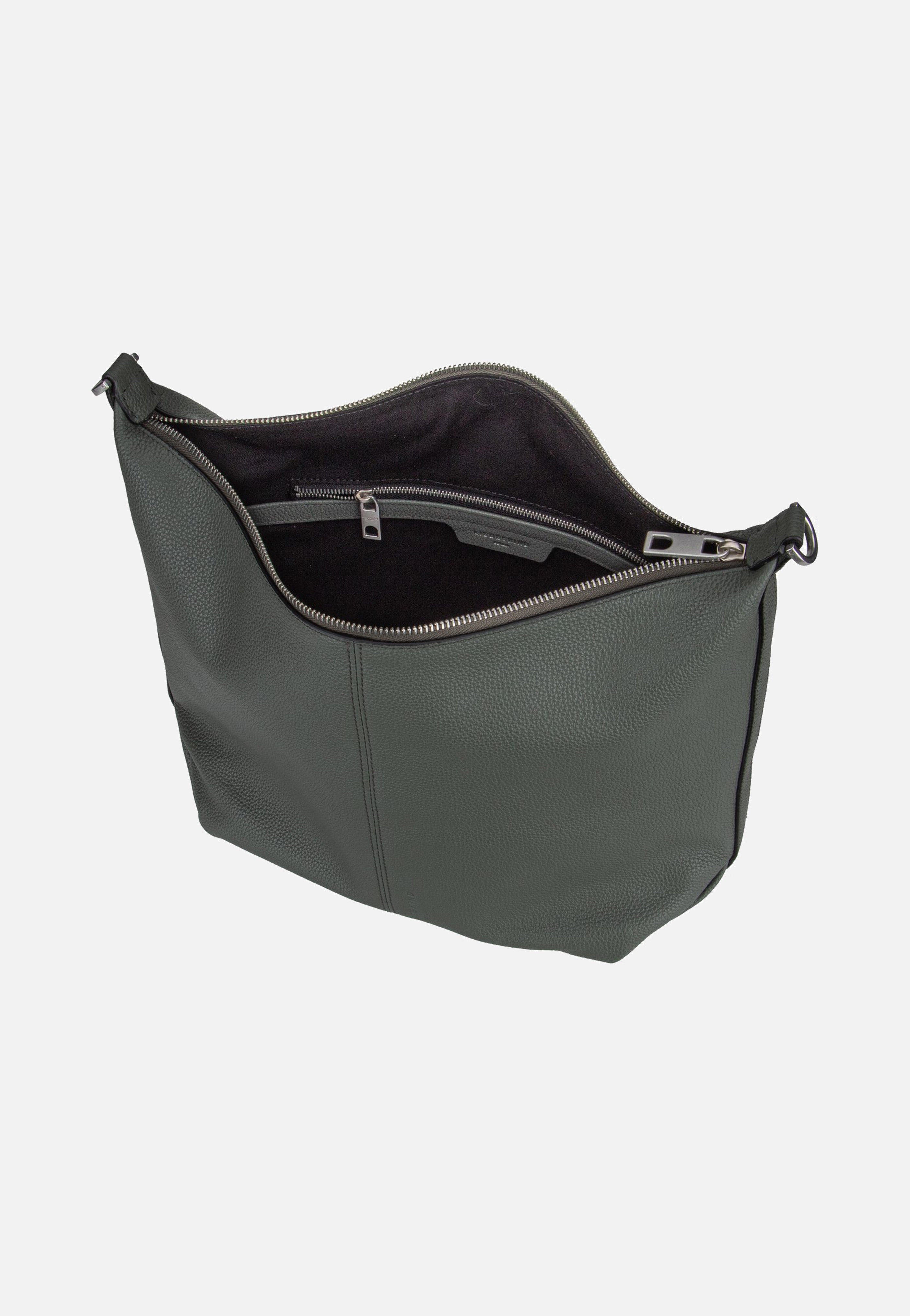 Liebeskind Berlin Paris M Small Pebble Cypress Green Hobo Bag