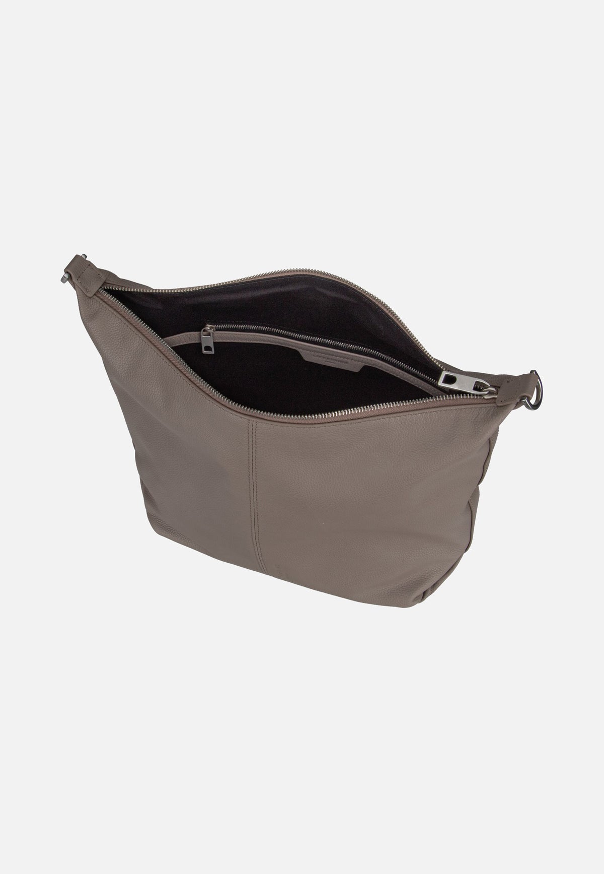 Liebeskind Berlin Paris M Small Pebble Neutral Grey Hobo Bag