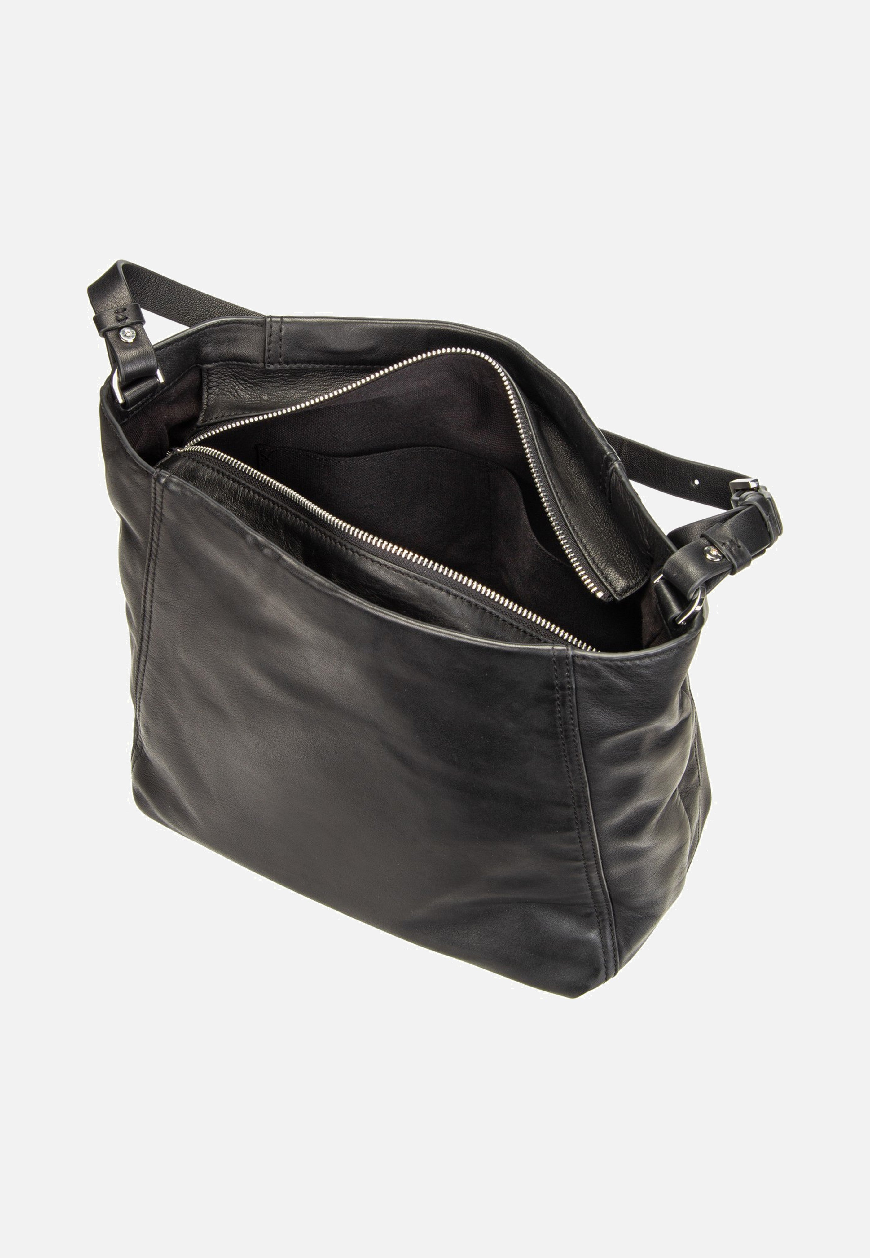 Liebeskind Berlin Chudy Hobo M Sheep Natural Black Hobo Bag