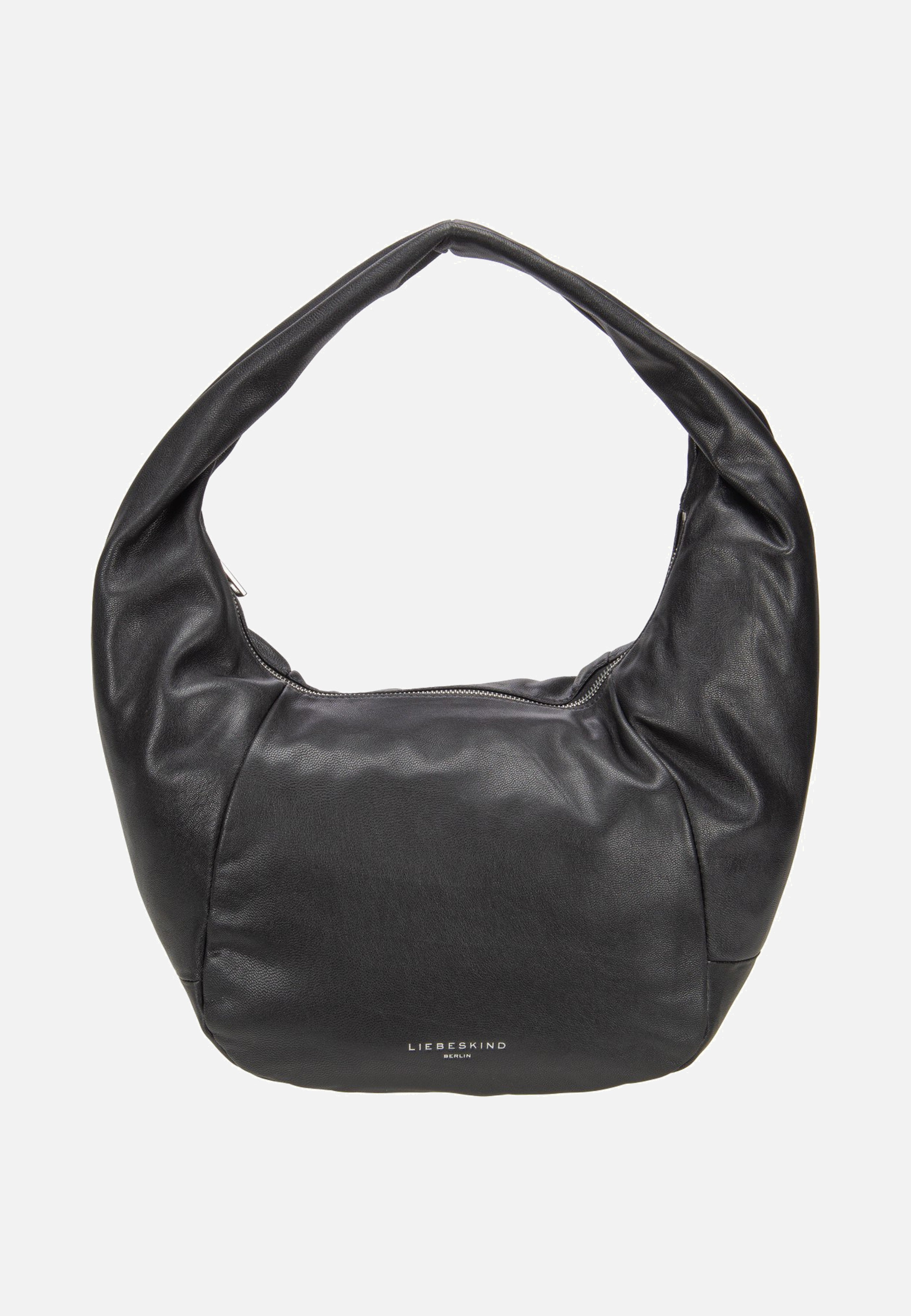 Liebeskind Berlin Farrah Hobo M Vintage Goat Black Hobo Bag