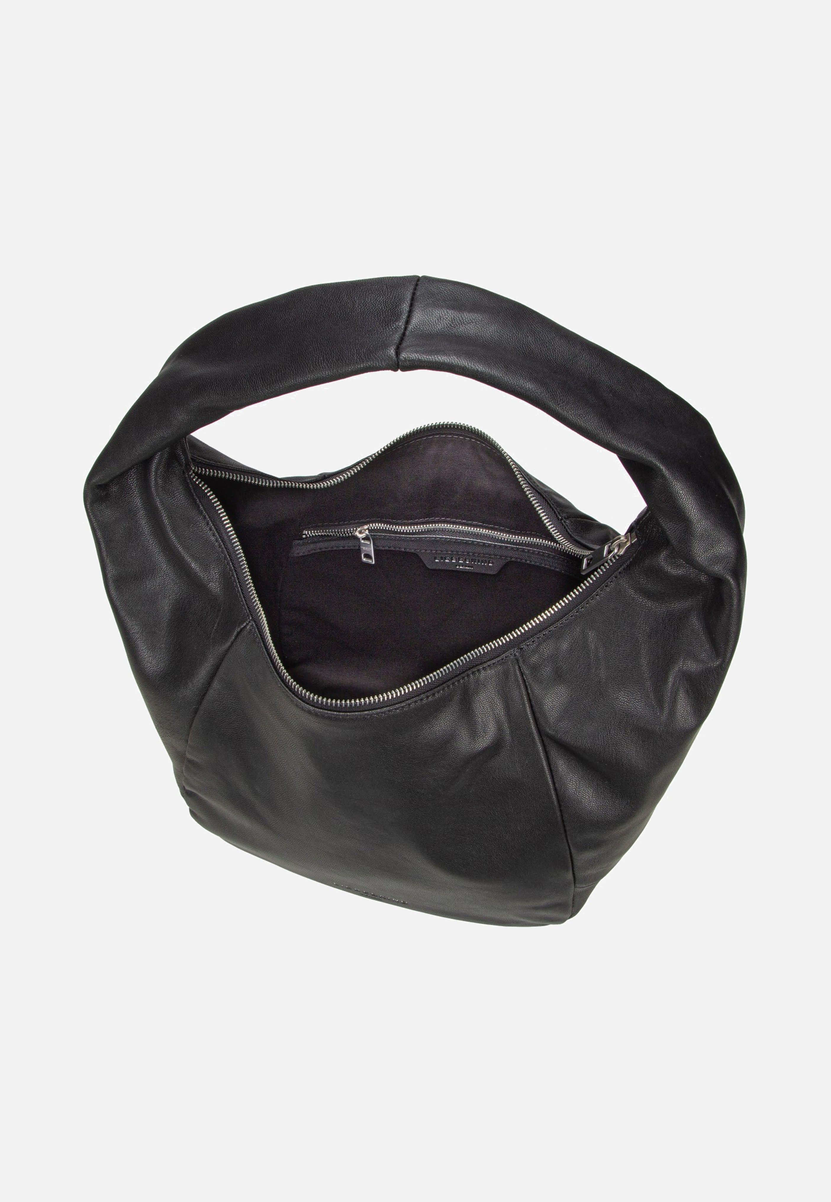 Liebeskind Berlin - Farrah Hobo M Vintage Goat Black - Hobo Bag | Women-Image