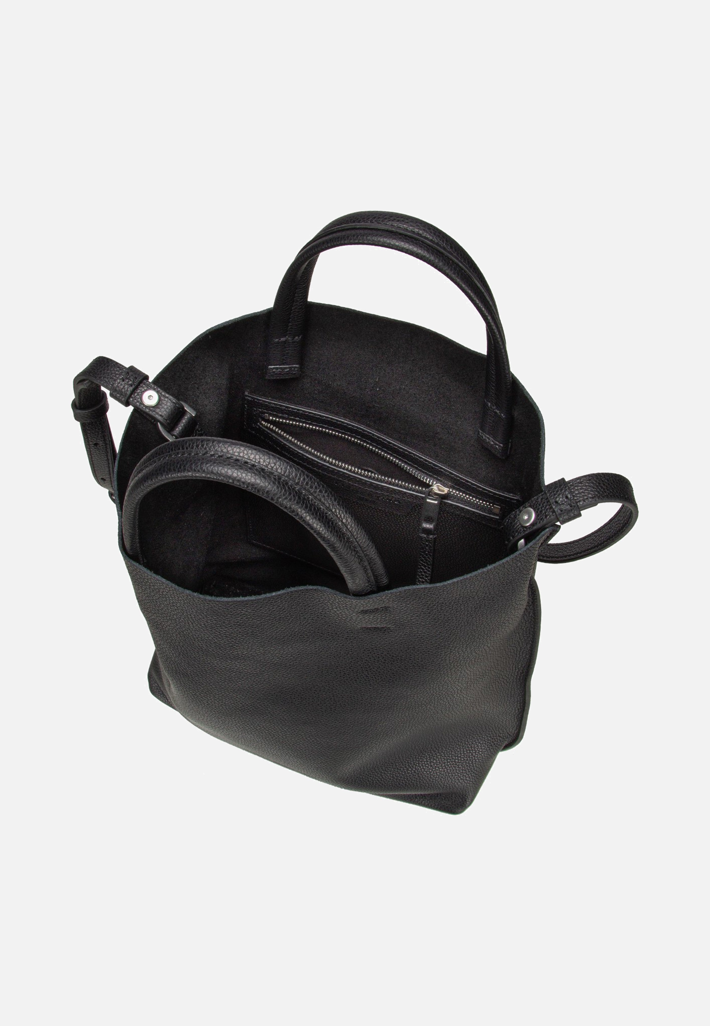 Liebeskind Berlin Hera Tote Small Pebble Black Tote Bag