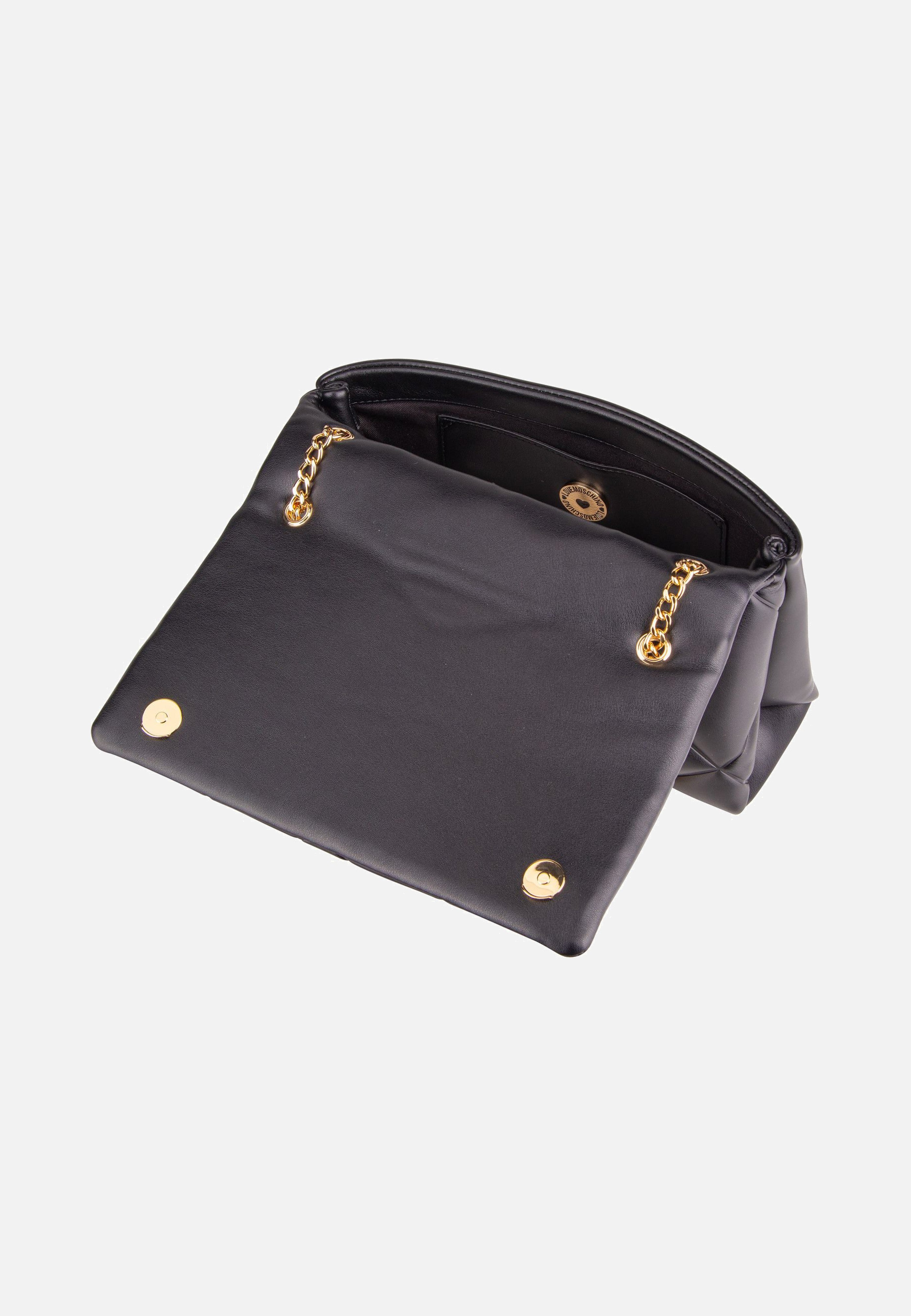 Love Moschino Embossed Q 4041 Black Schultertasche