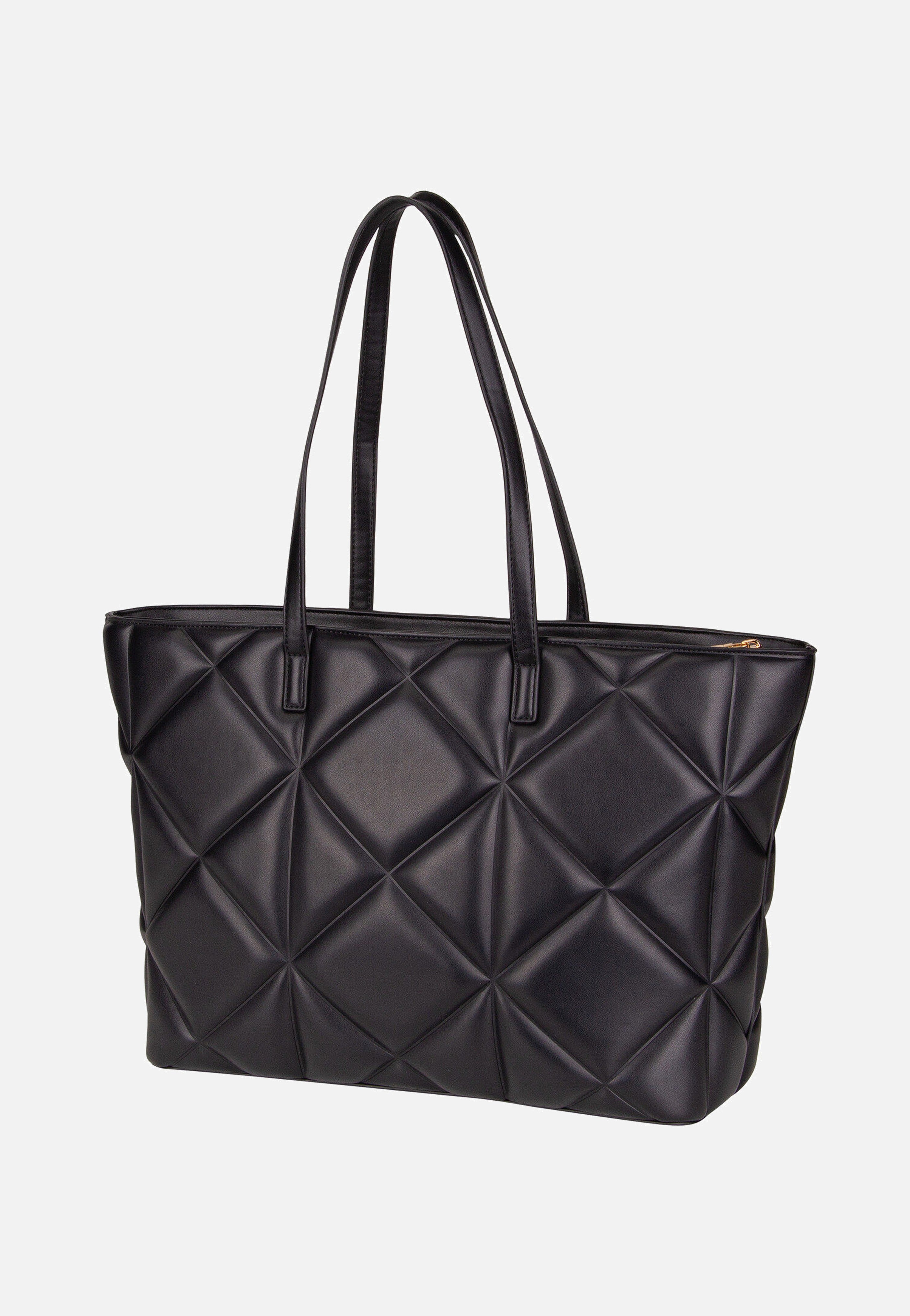 Love Moschino - Embossed Q 4120 Black - Shopper | Women-Image