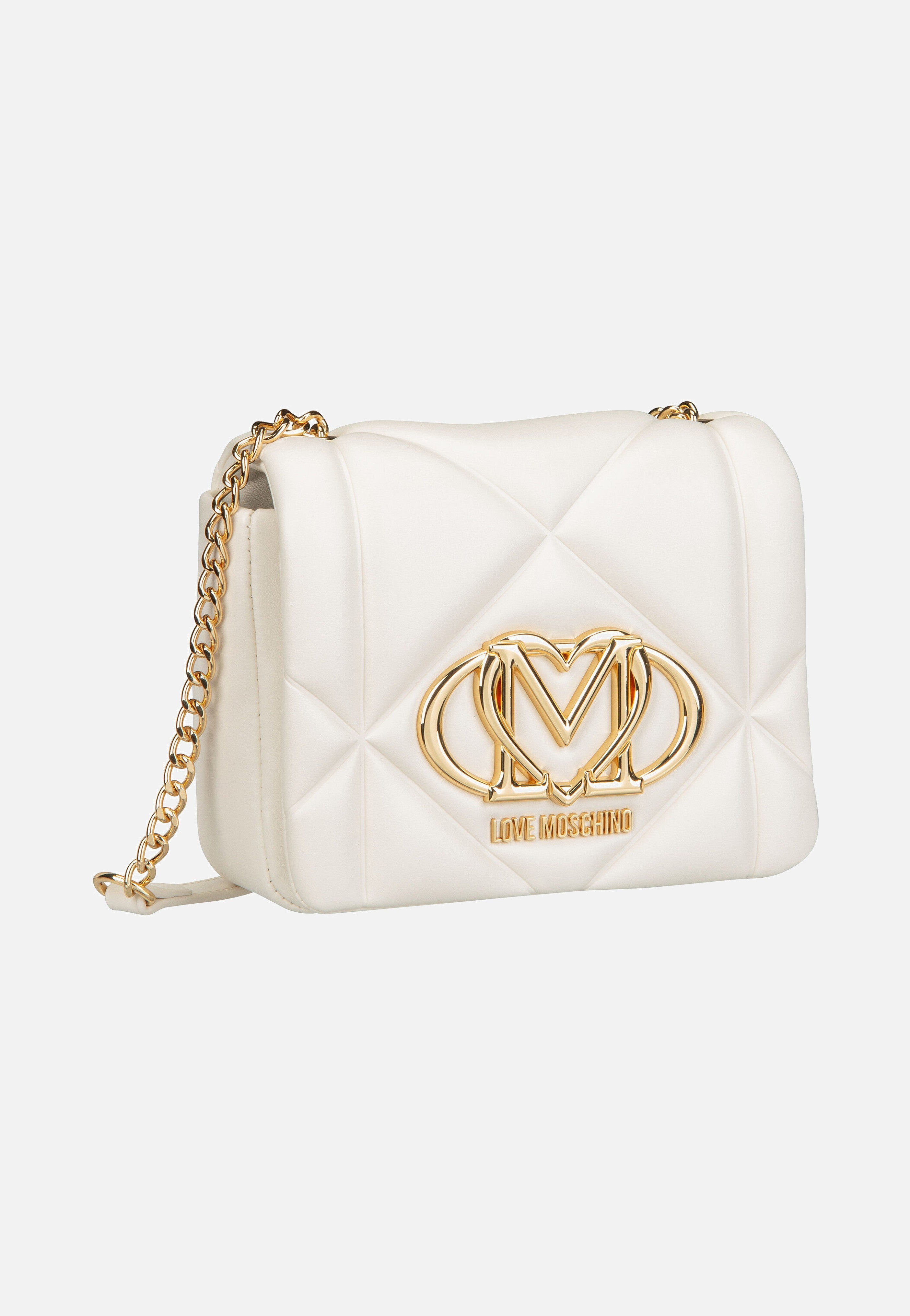 Love Moschino - Embossed Q 4188 Ivory - Shoulder Bag | Women-Image