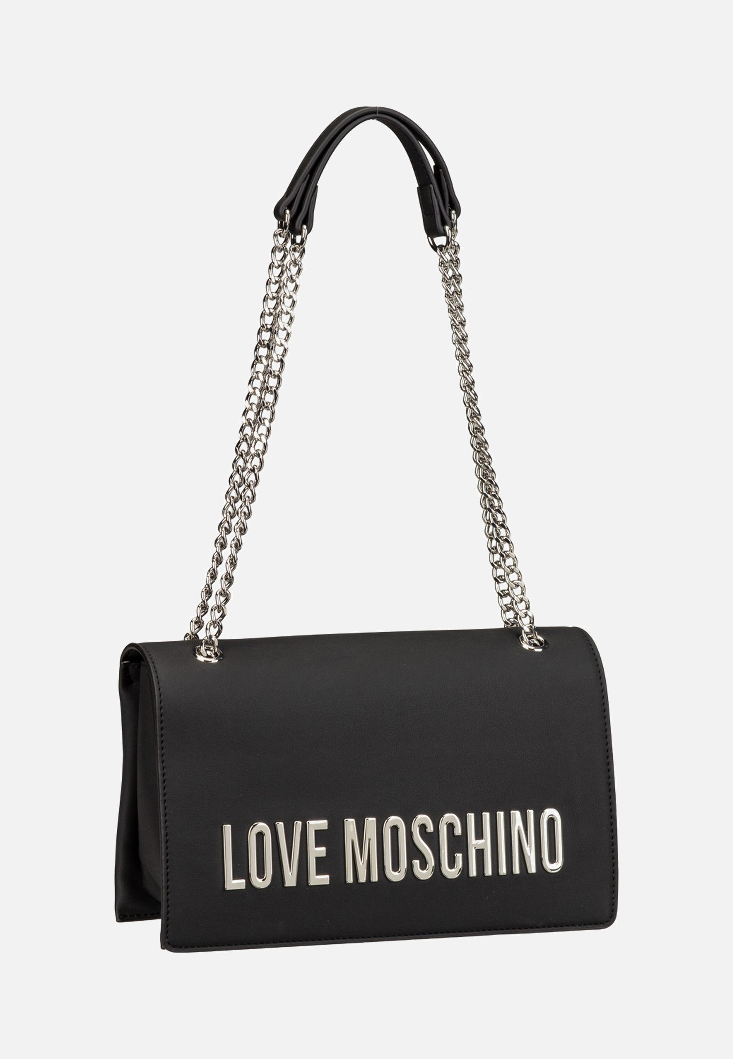 Love Moschino Bold Love 4192 Black/Silver Evening Bag