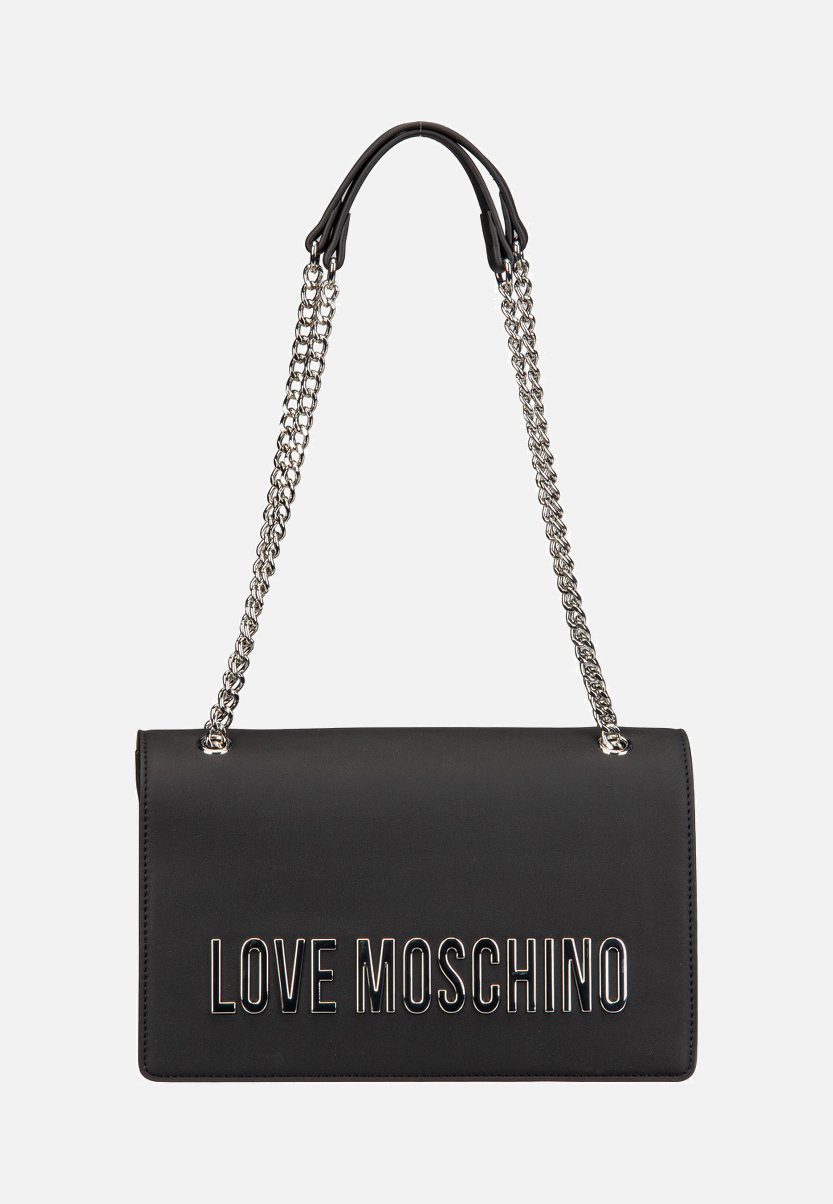 Love Moschino Bold Love 4192 Black/Silver Evening Bag