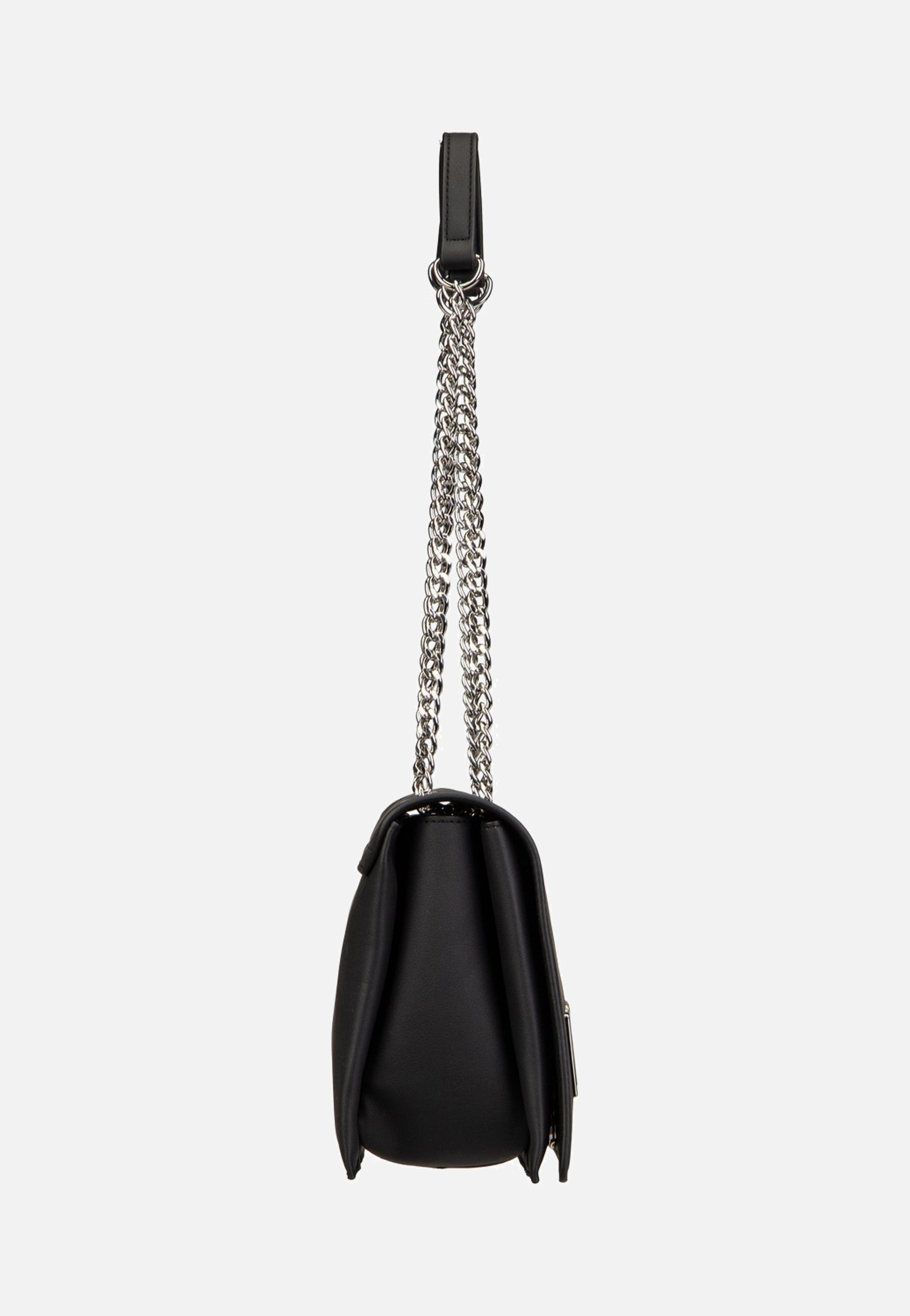 Love Moschino Bold Love 4192 Black/Silver Evening Bag