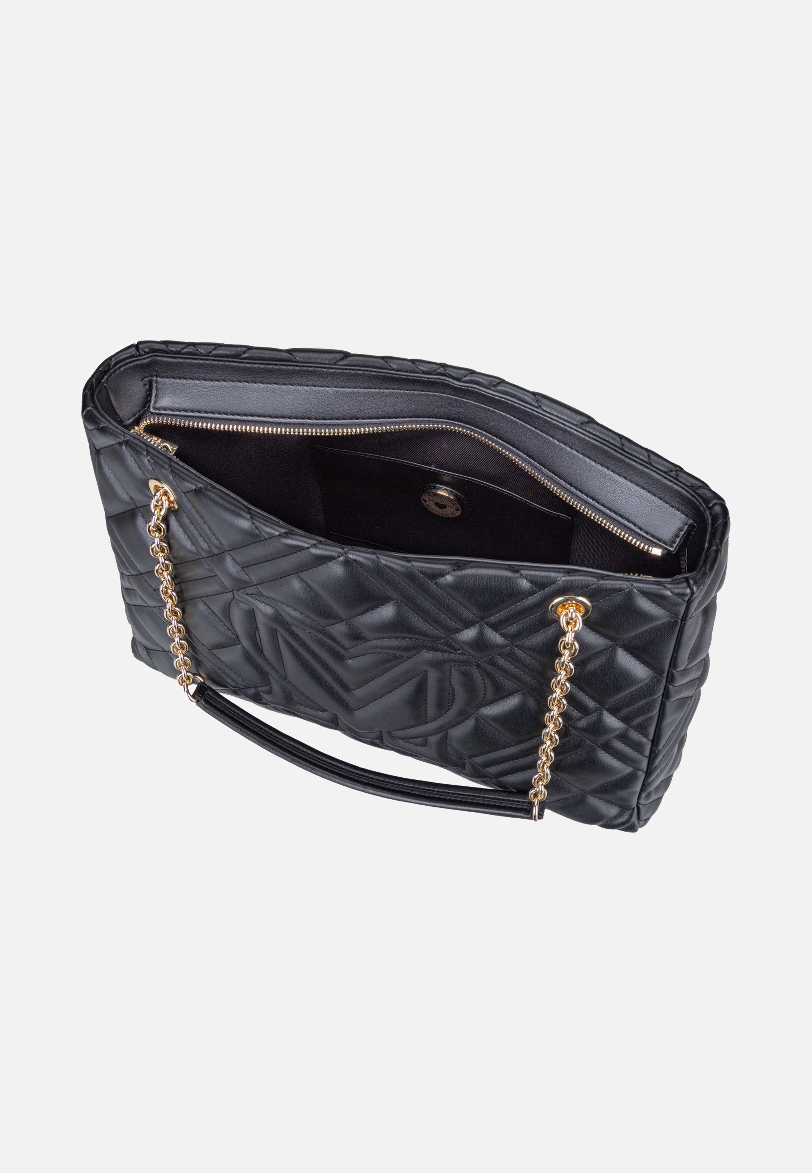 Love Moschino Quilted Bag 4145 Black Shopper