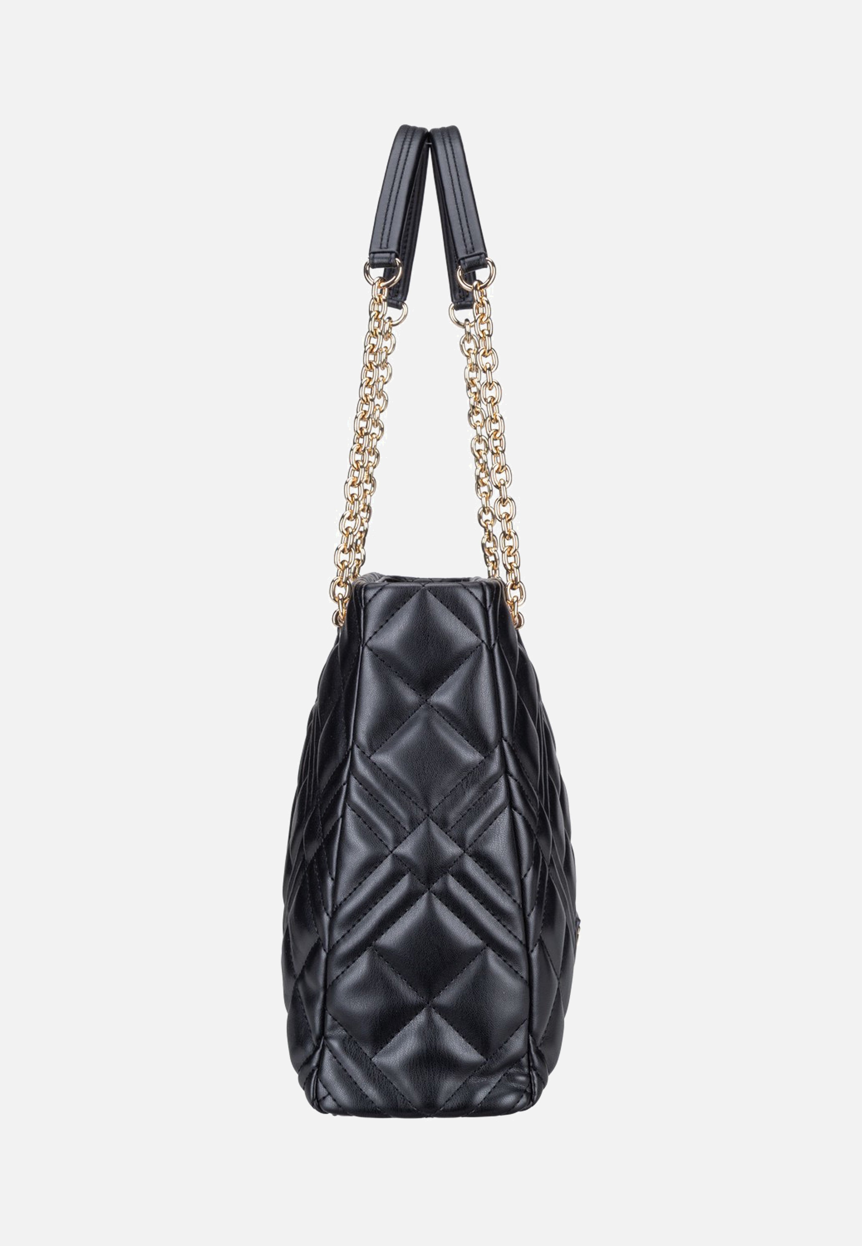 Love Moschino Quilted Bag 4145 Black Shopper