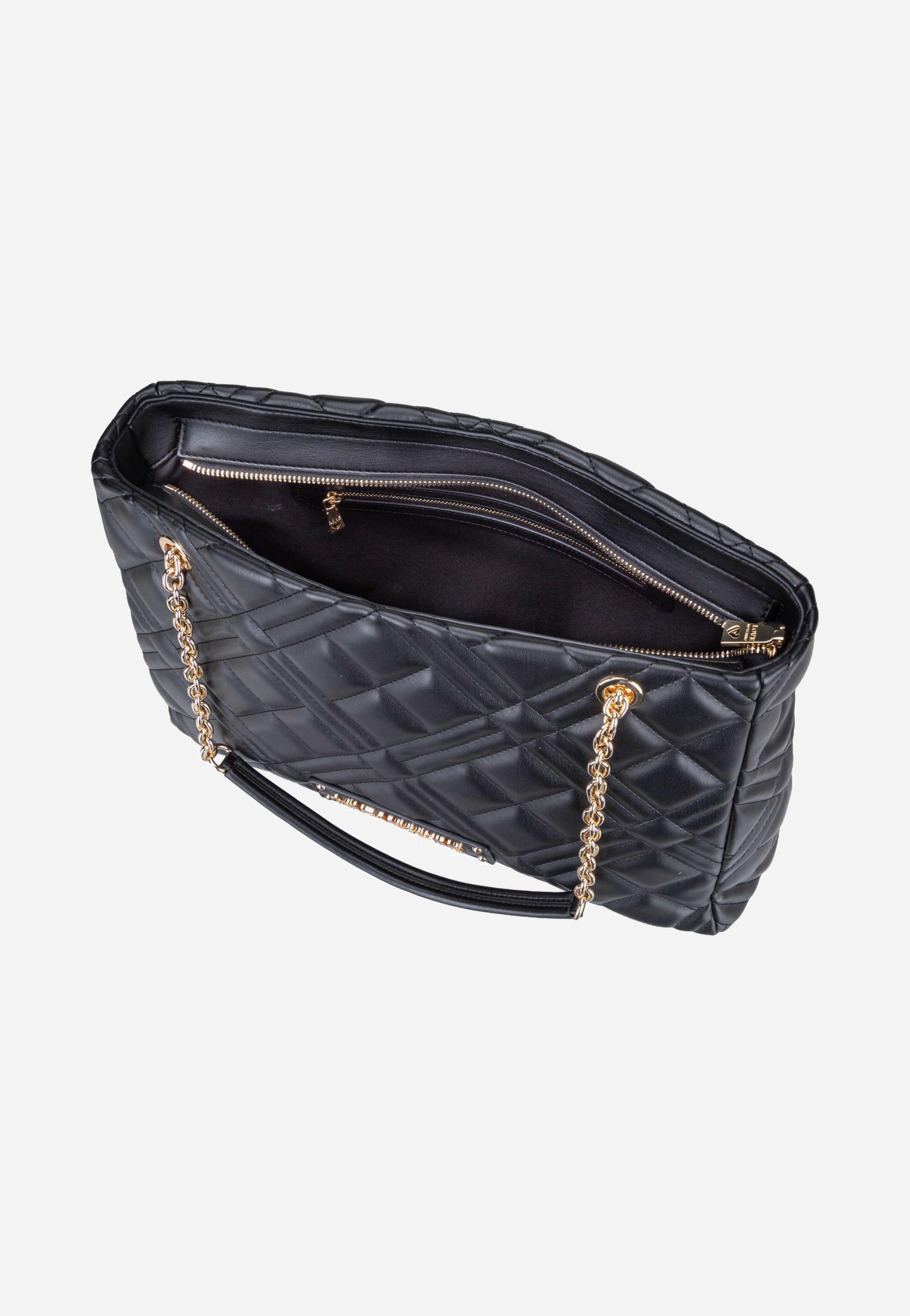 Love Moschino Quilted Bag 4145 Black Shopper