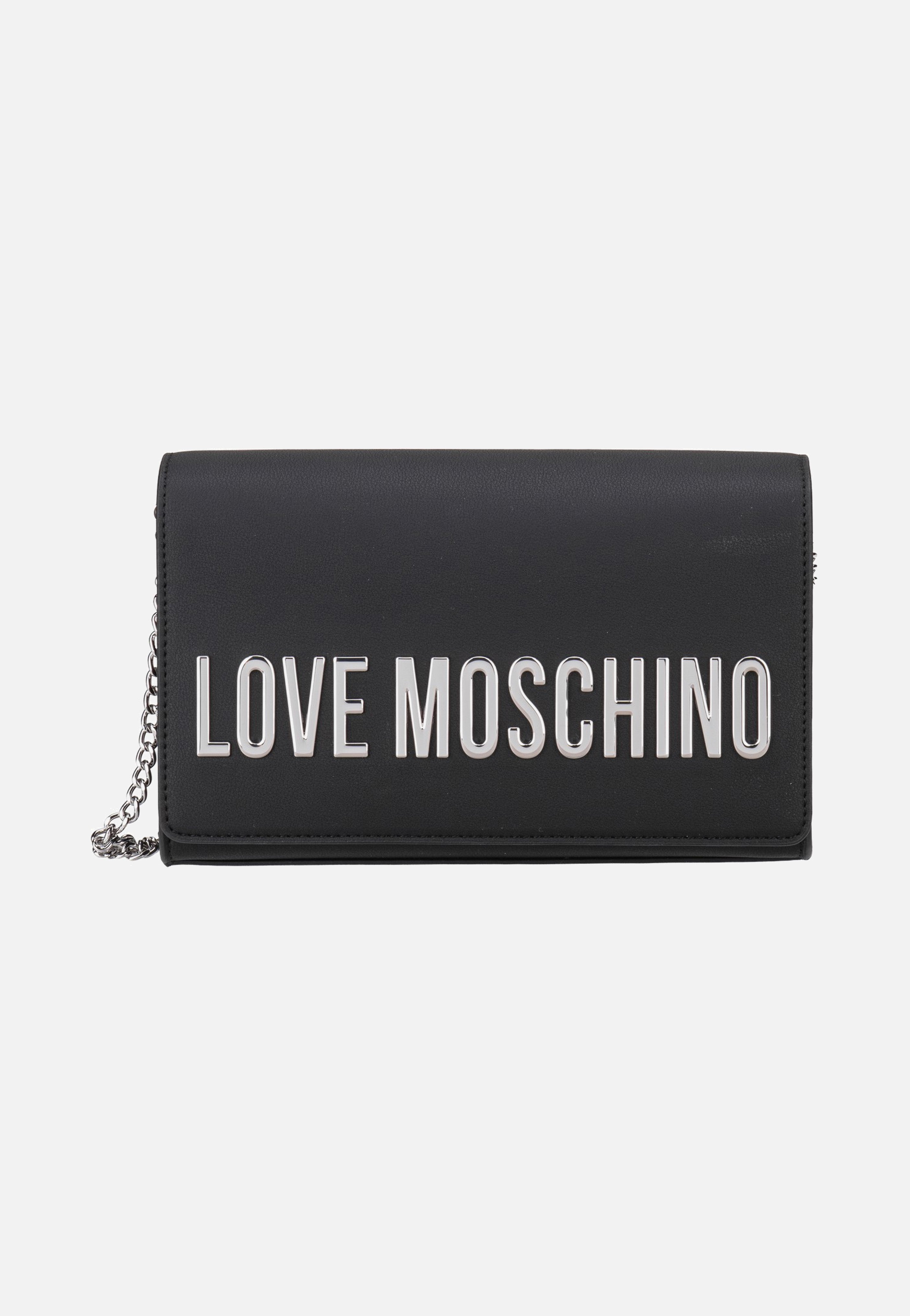 Love Moschino Bold Love 4103 Black/Silver Evening Bag