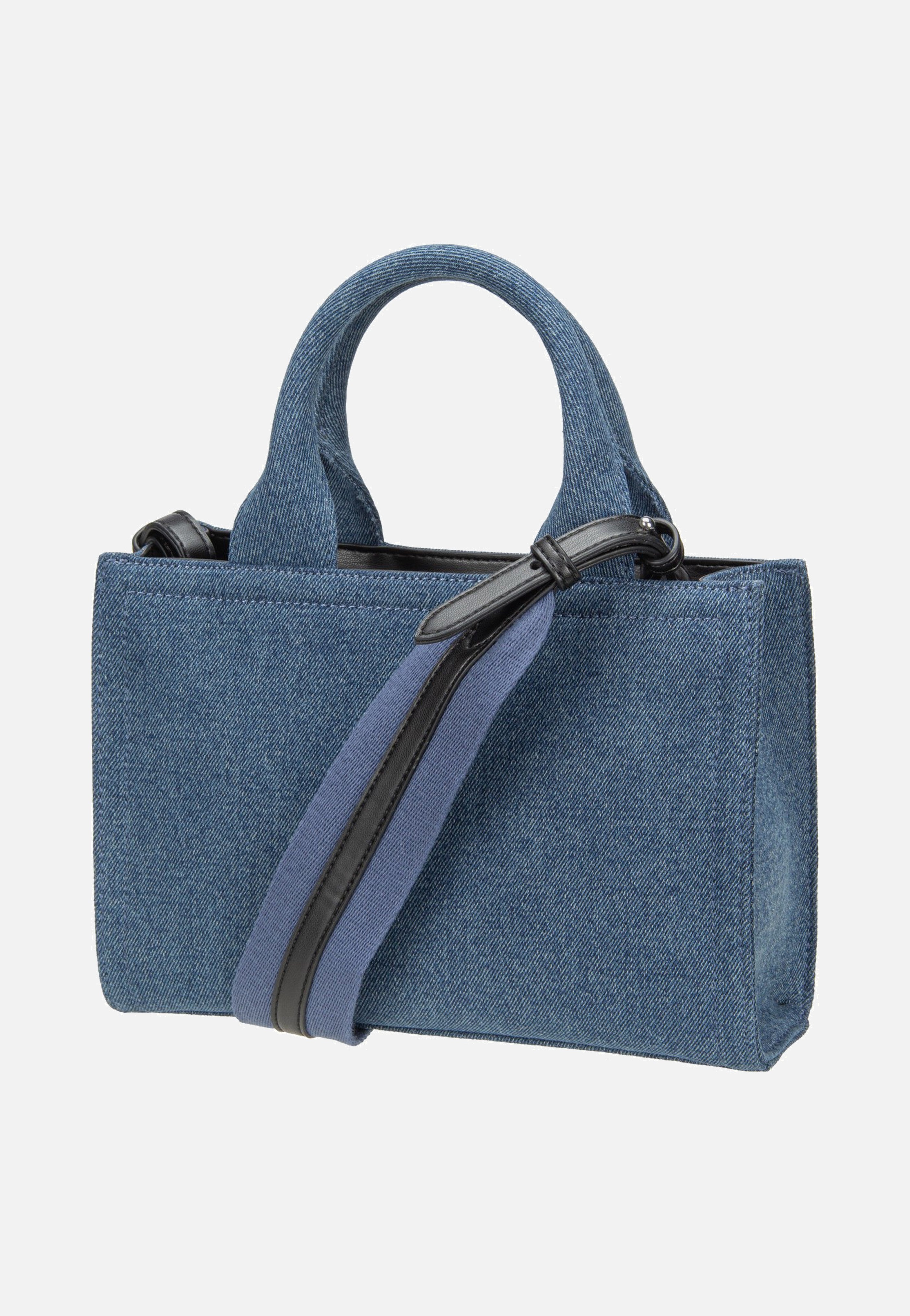 Love Moschino Denim Signature Love 4055 Denim Tote Bag