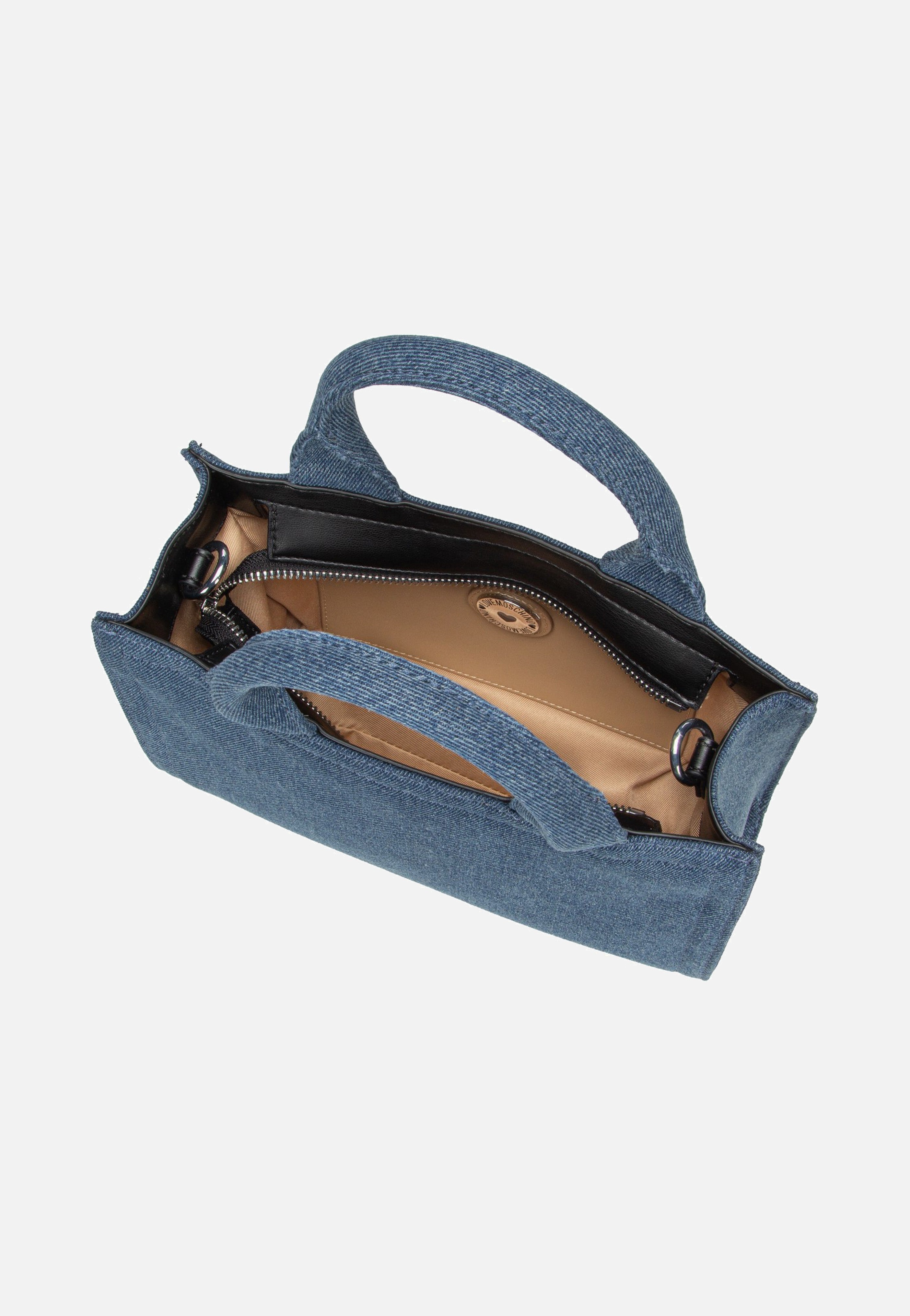 Love Moschino - Denim Signature Love 4055 Denim - Tote Bag | Women-Image