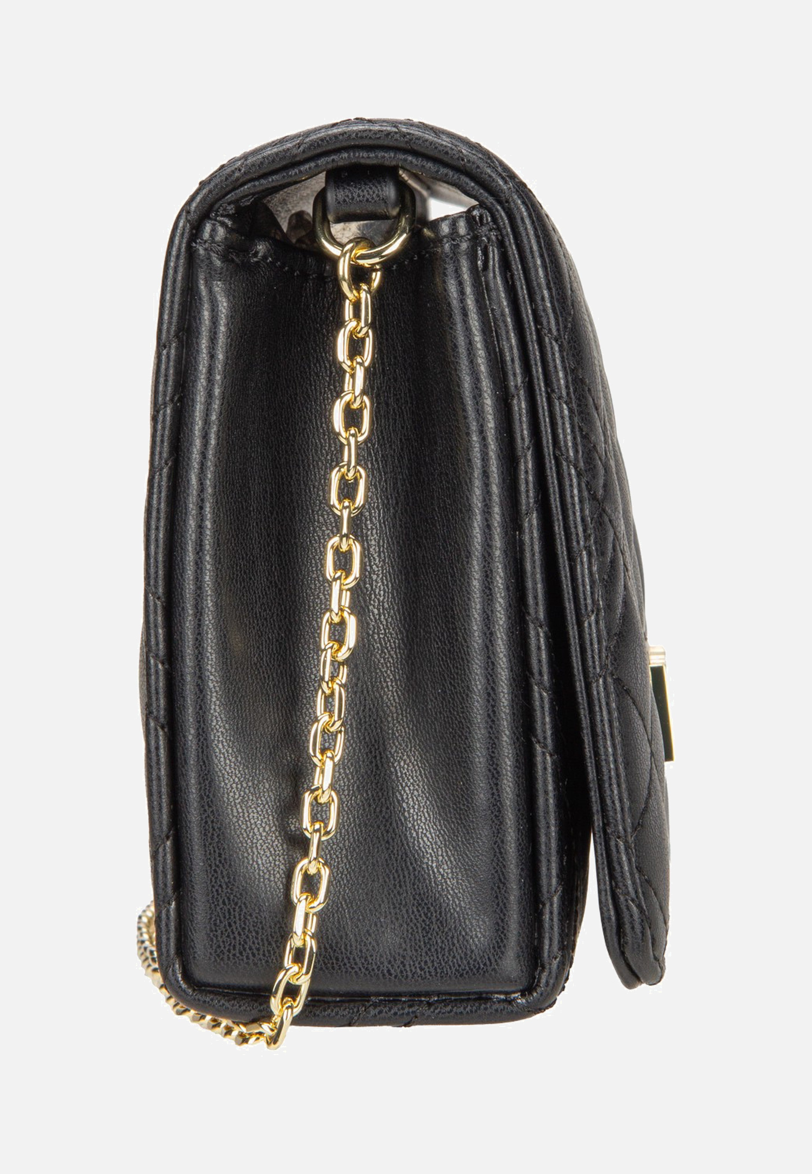 Love Moschino Quilted Bag 4079 Black Evening Bag