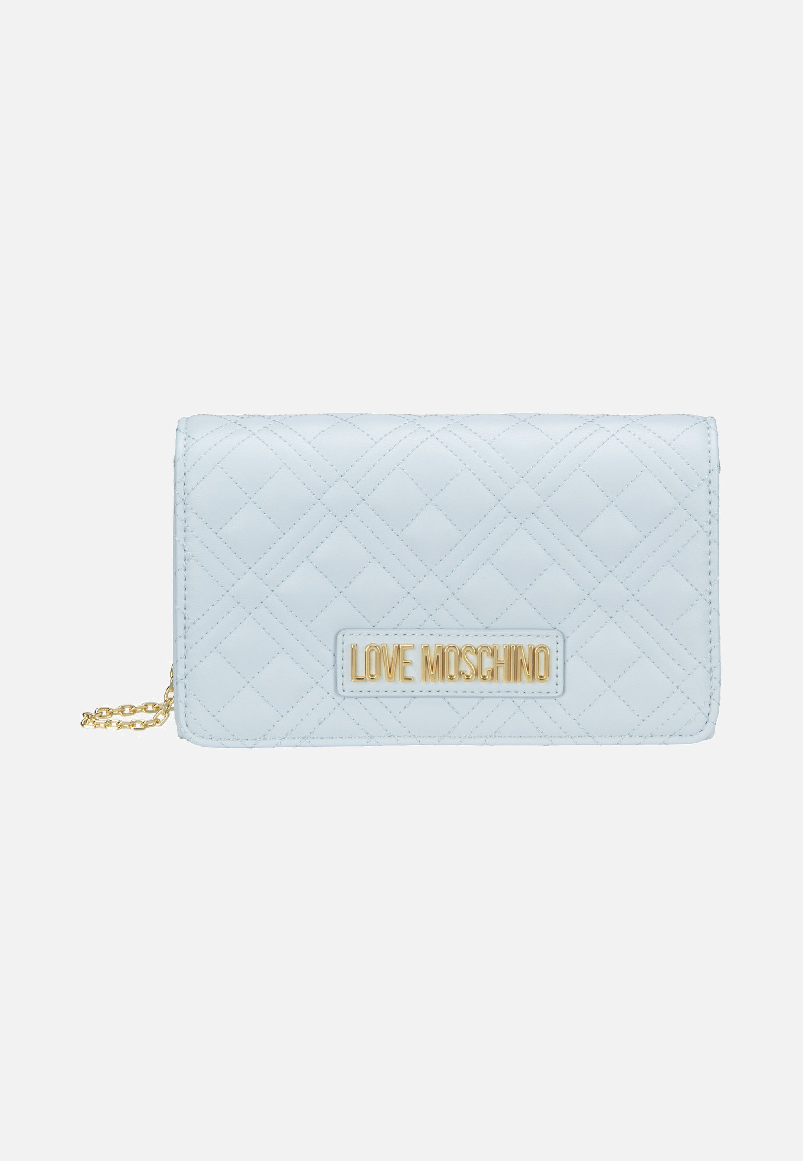 Love Moschino Quilted Bag 4079 Sky Blue Evening Bag