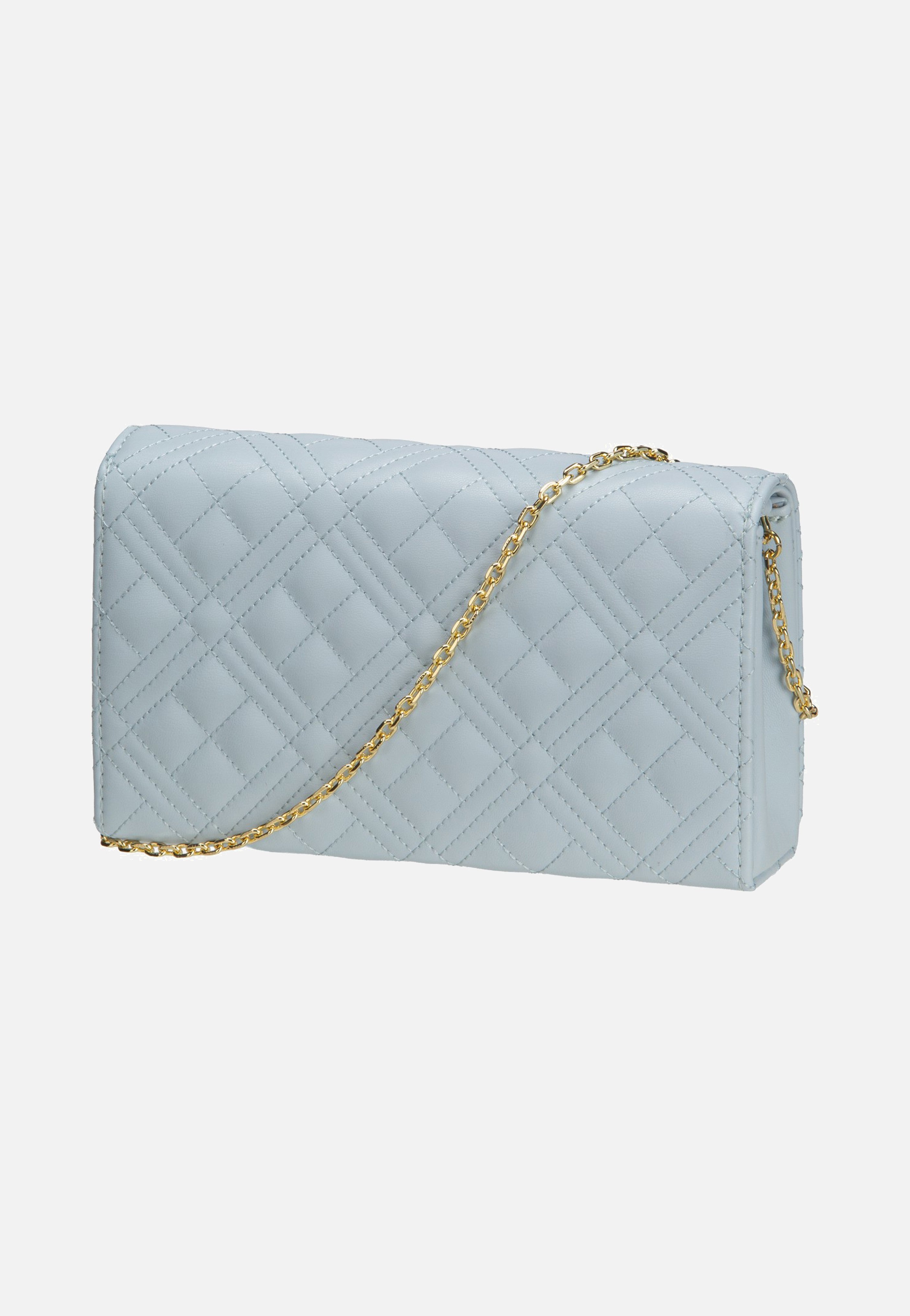 Love Moschino Quilted Bag 4079 Sky Blue Evening Bag