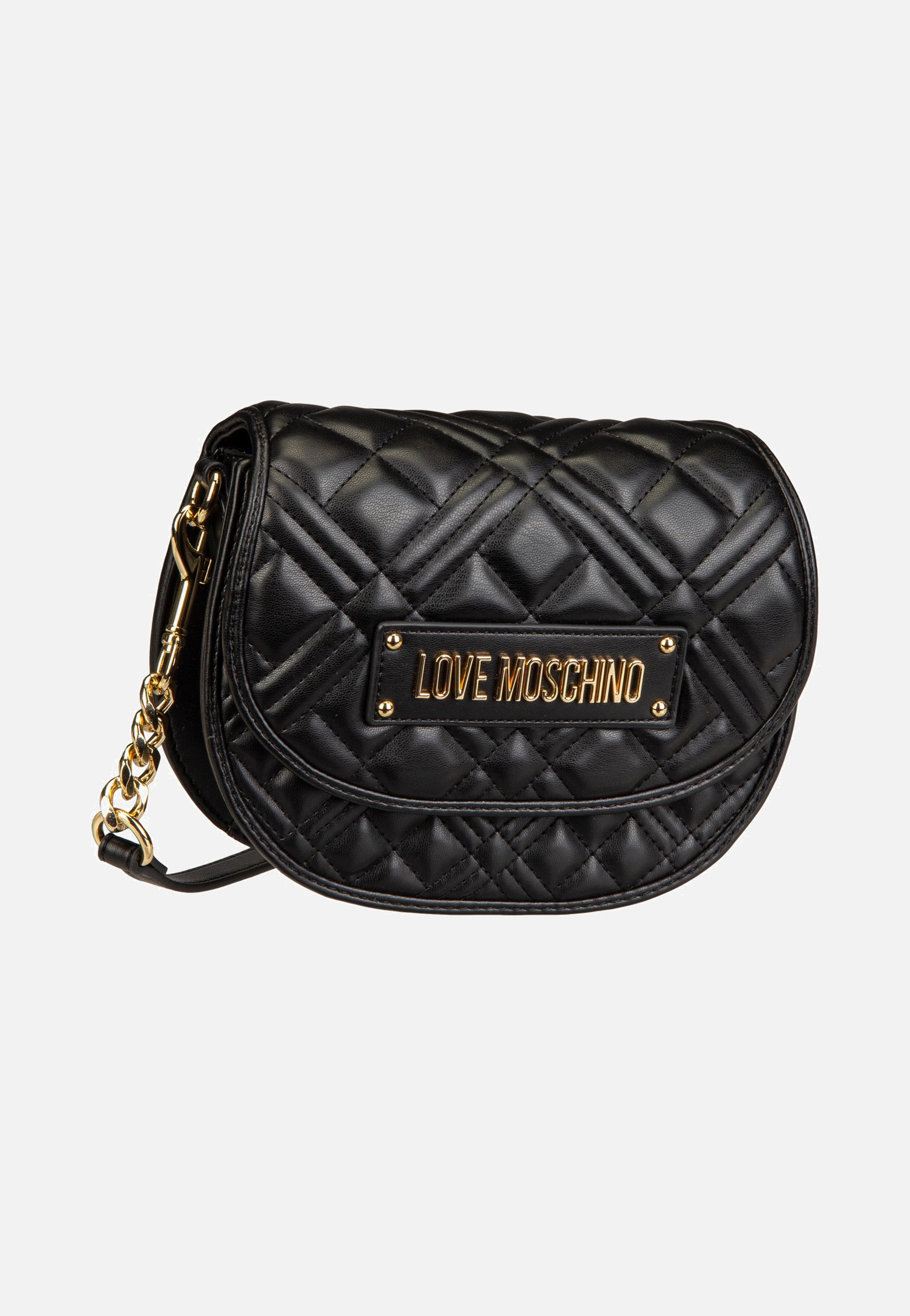 Love Moschino - Quilted Bag 4112 Black/Gold - Crossbody Bag | Women-Image