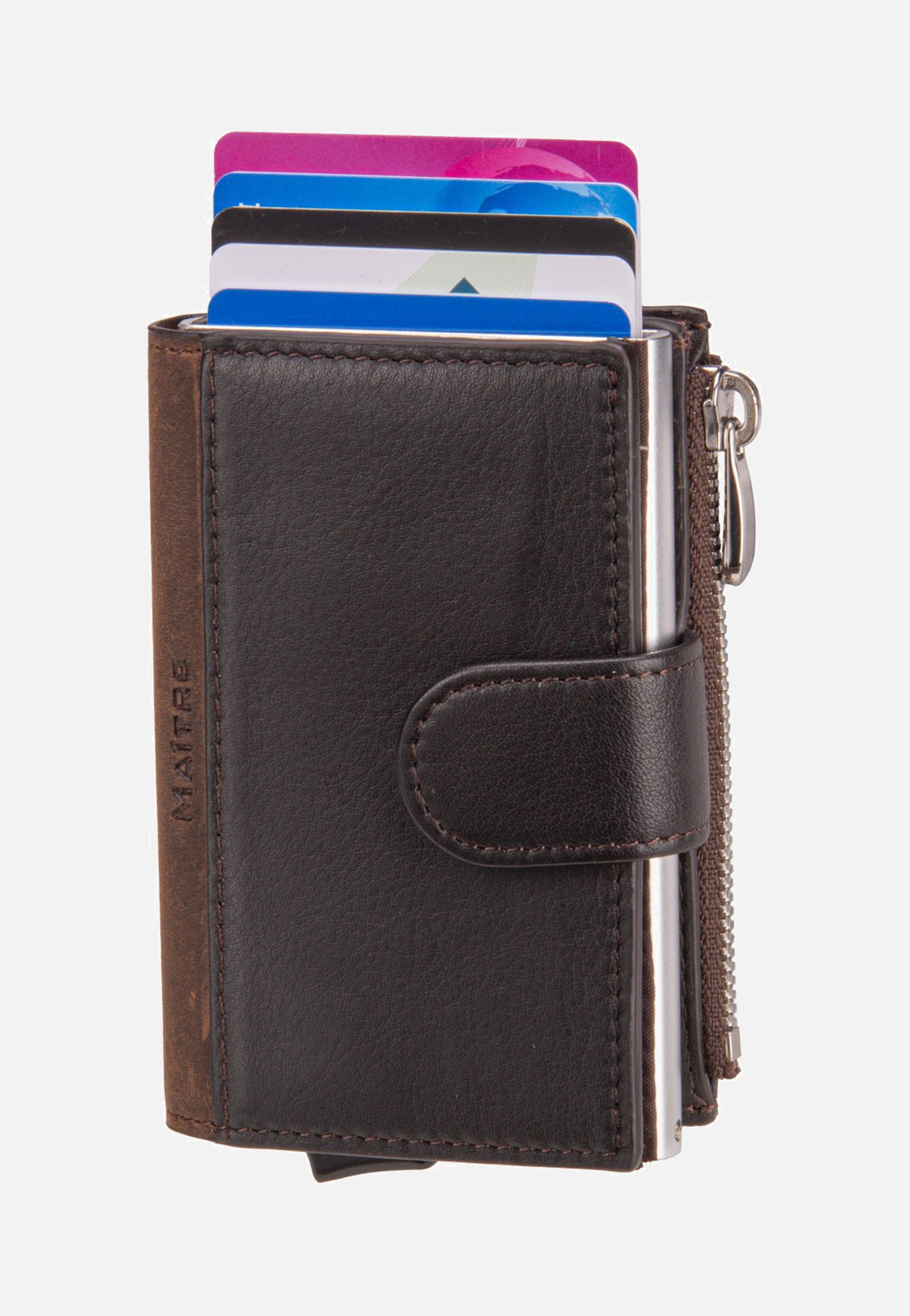Maître Bundenbach C-Four E-Cage Sv8 Darkbrown Portemonnaie
