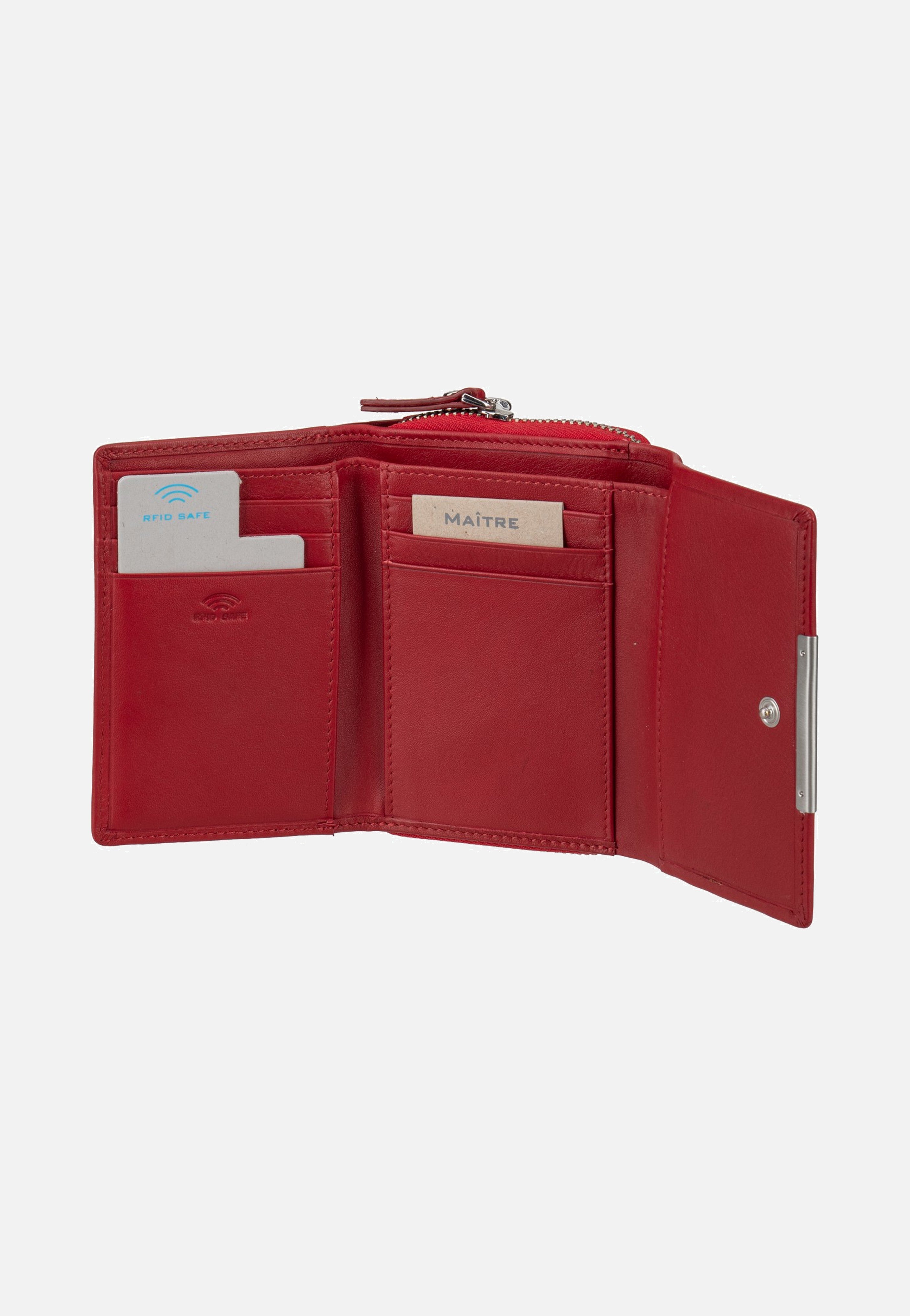 Maître Belg Dagrete SH6FZ Red Portemonnaie