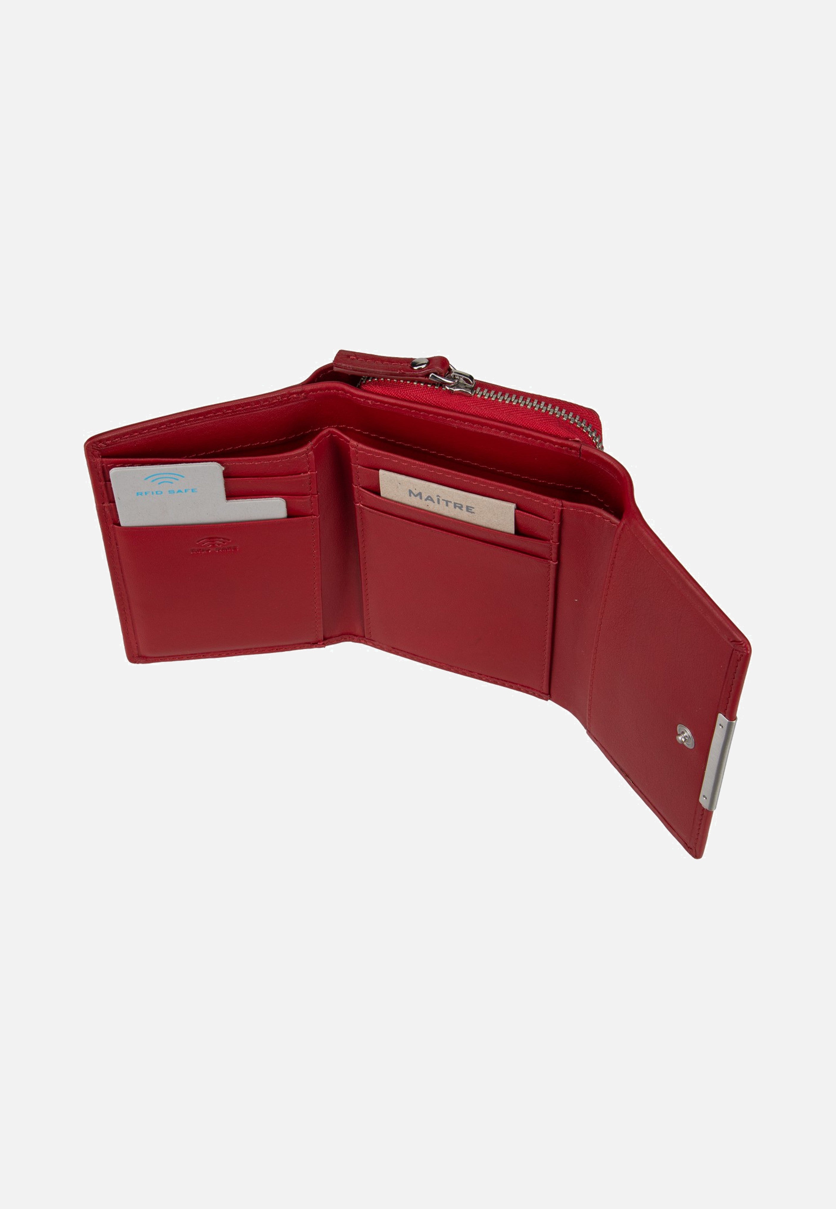 Maître Belg Dagrete SH6FZ Red Portemonnaie