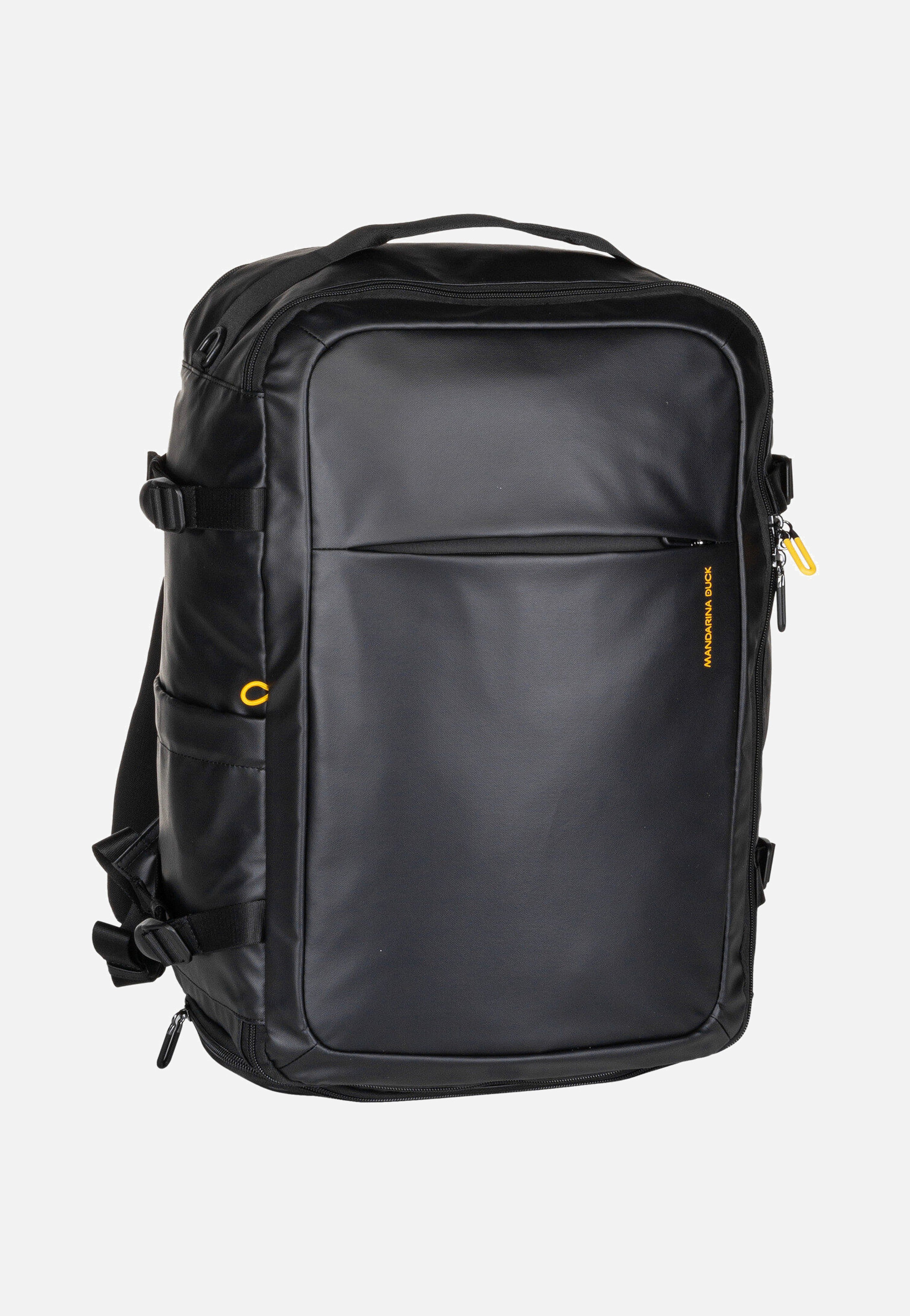 Mandarina Duck - Eco Coated OST06 Black - Travel Backpack | Neutral-Image