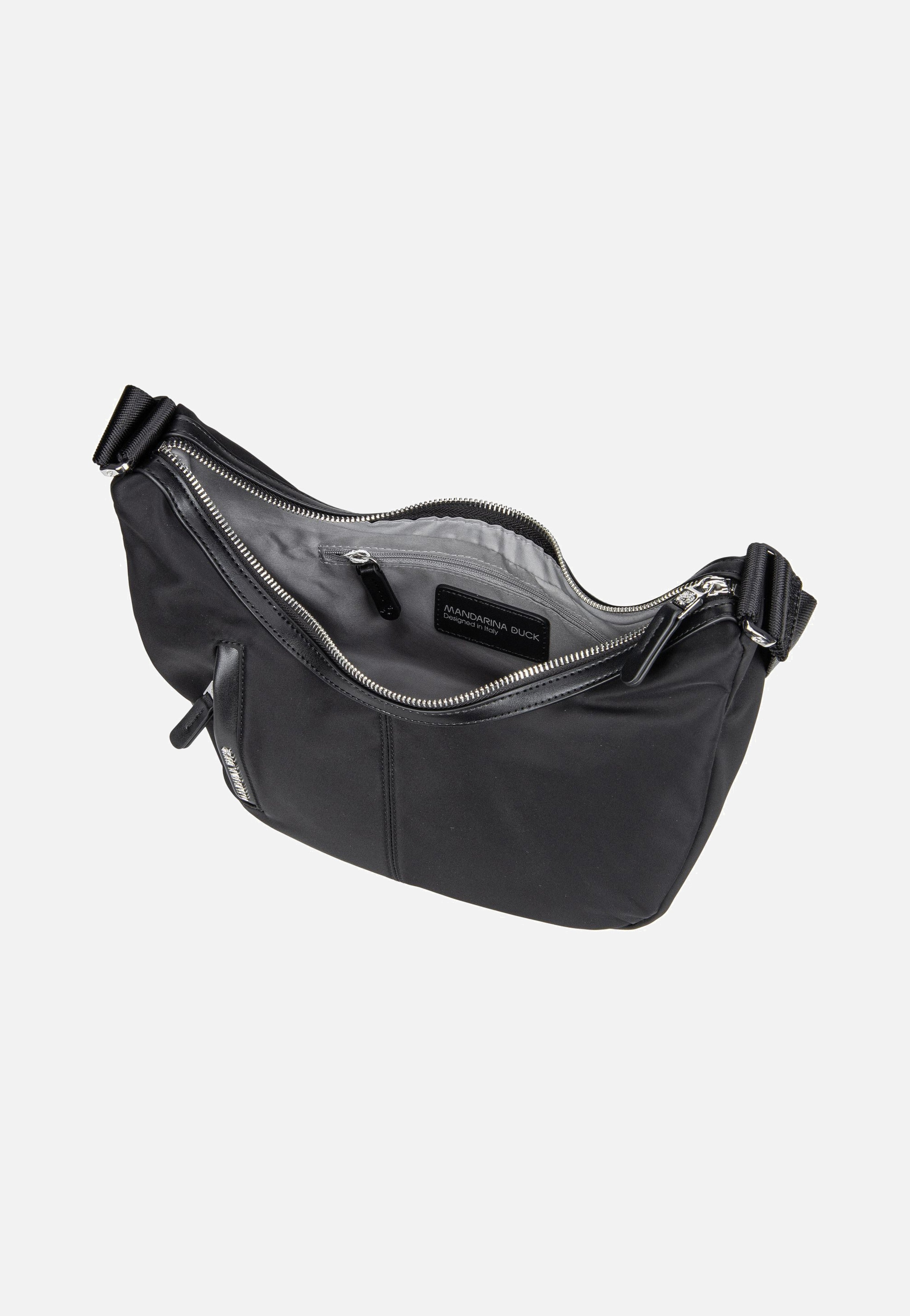 Mandarina Duck - Hunter Hobo VCT47 Black - Crossbody Bag | Women-Image