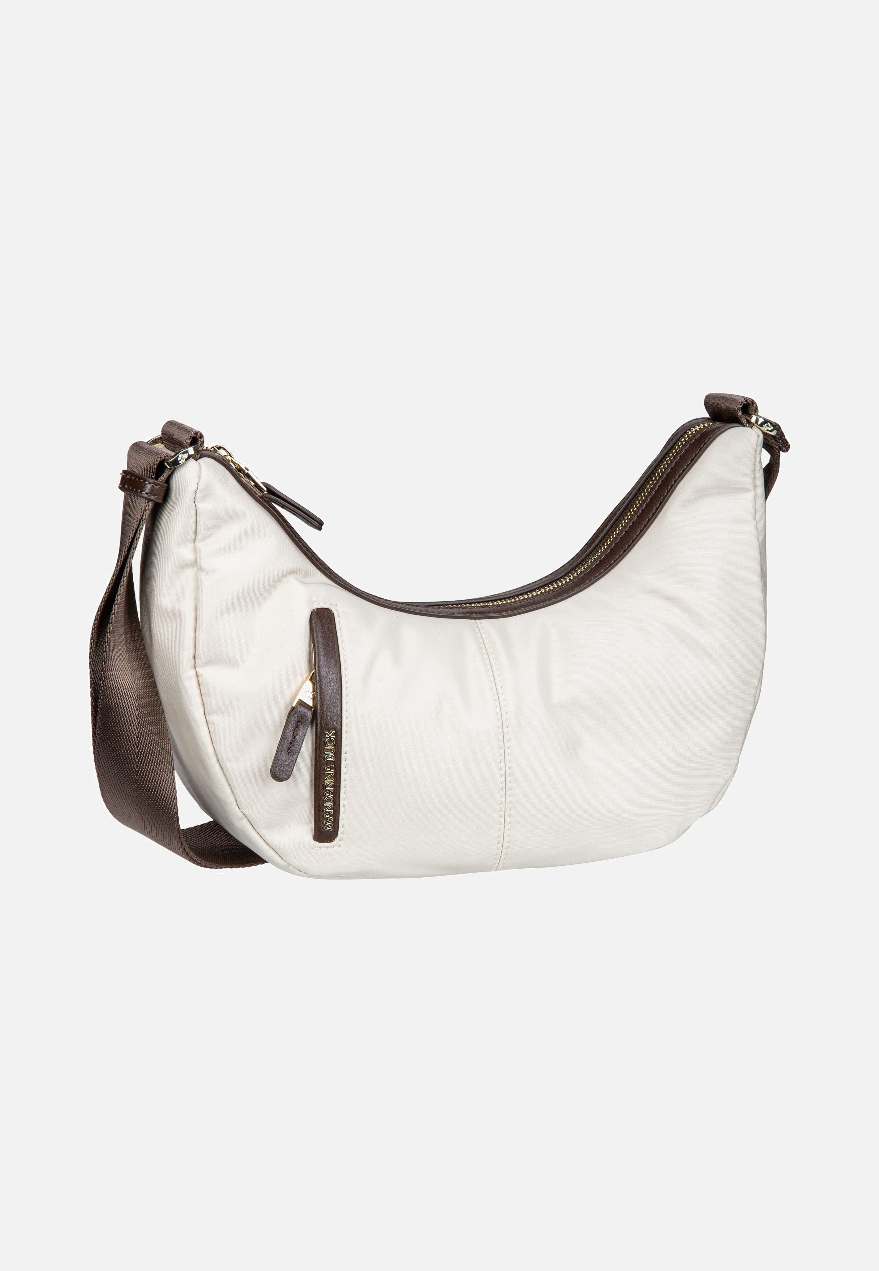 Mandarina Duck - Hunter Hobo VCT47 Whitecap Gray - Crossbody Bag | Women-Image