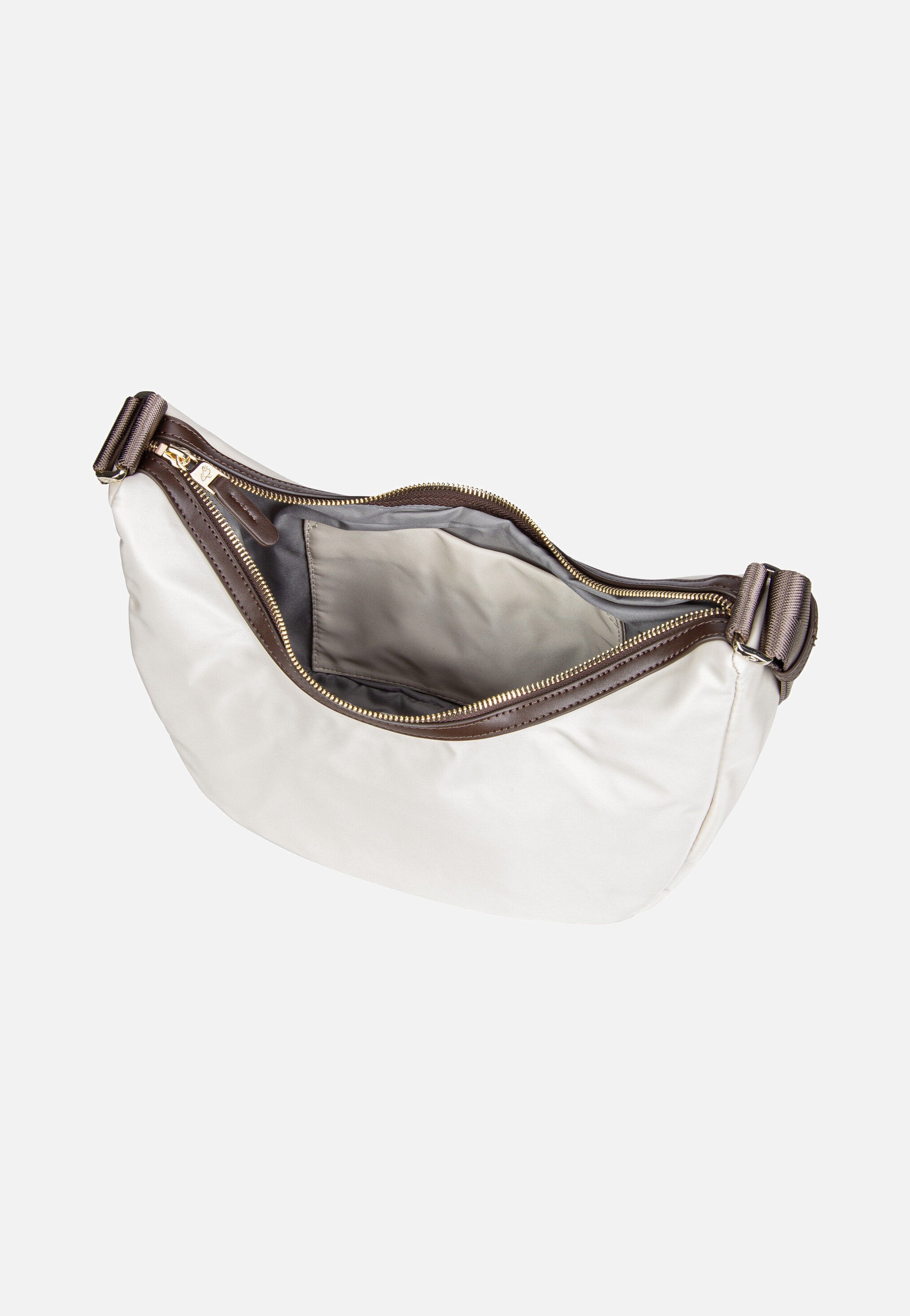 Mandarina Duck - Hunter Hobo VCT47 Whitecap Gray - Crossbody Bag | Women-Image