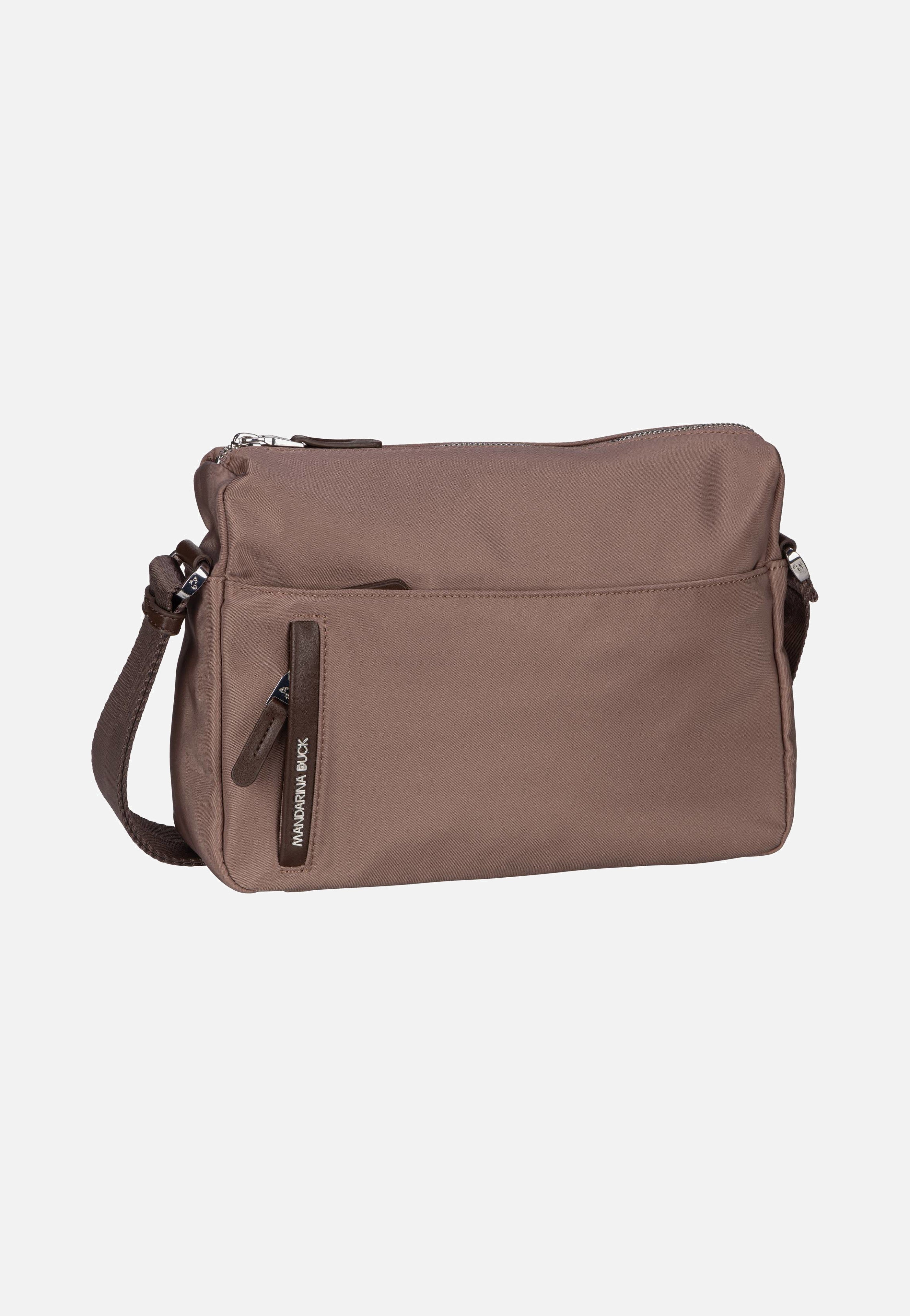 Mandarina Duck Hunter Umhängetasche – Aus Glänzendem Nylon, Mit Abnehmbarem Schultergurt