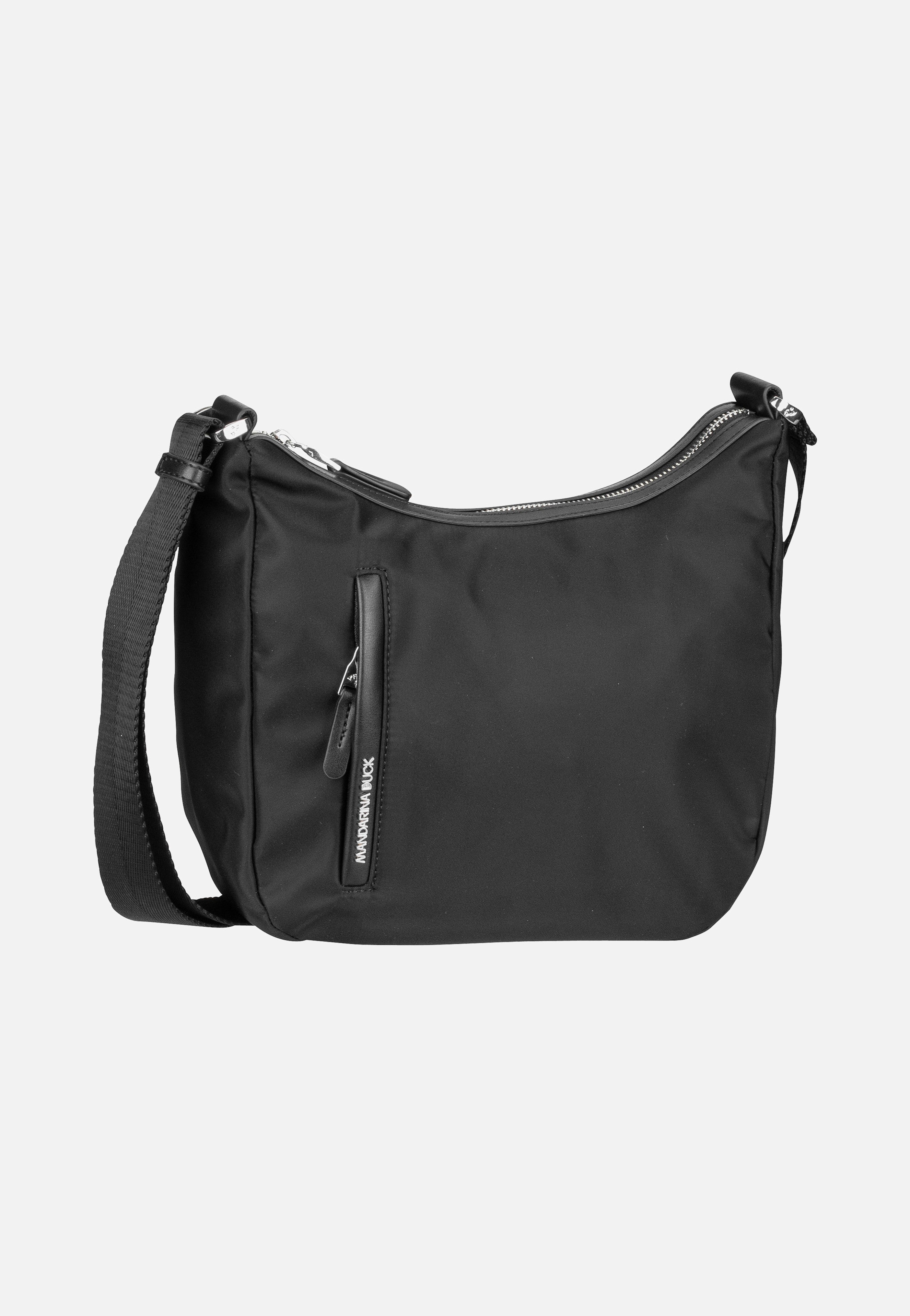 Mandarina Duck - Hunter Medium Hobo VCT40 Black - Pouch Bag | Women-Image
