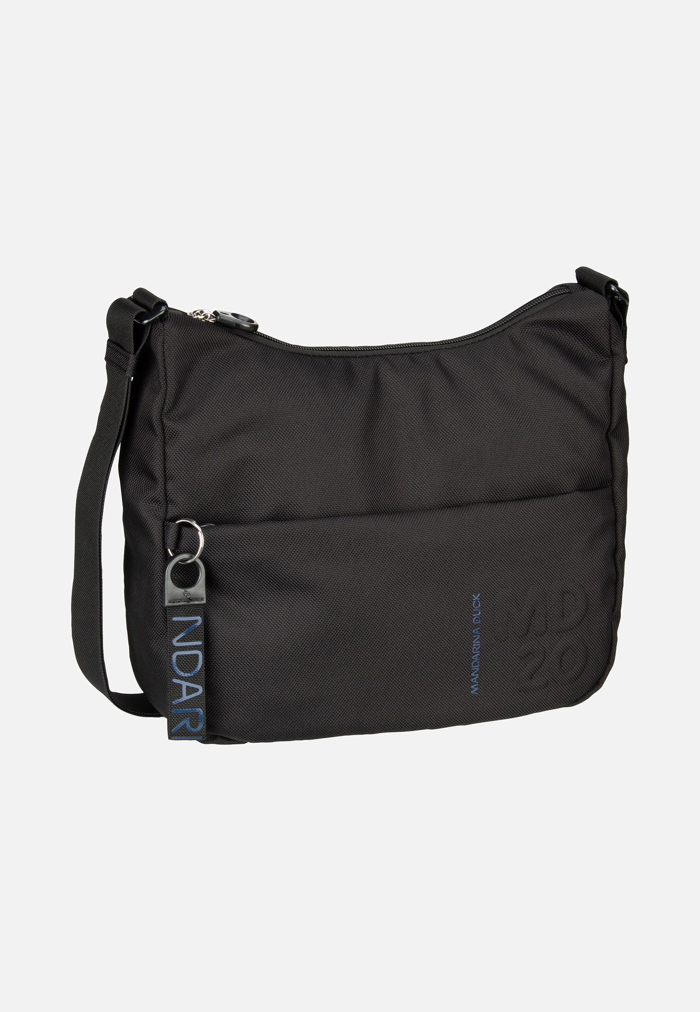 Mandarina Duck - MD20 Medium Hobo QMT37 Black - Pouch Bag | Women-Image