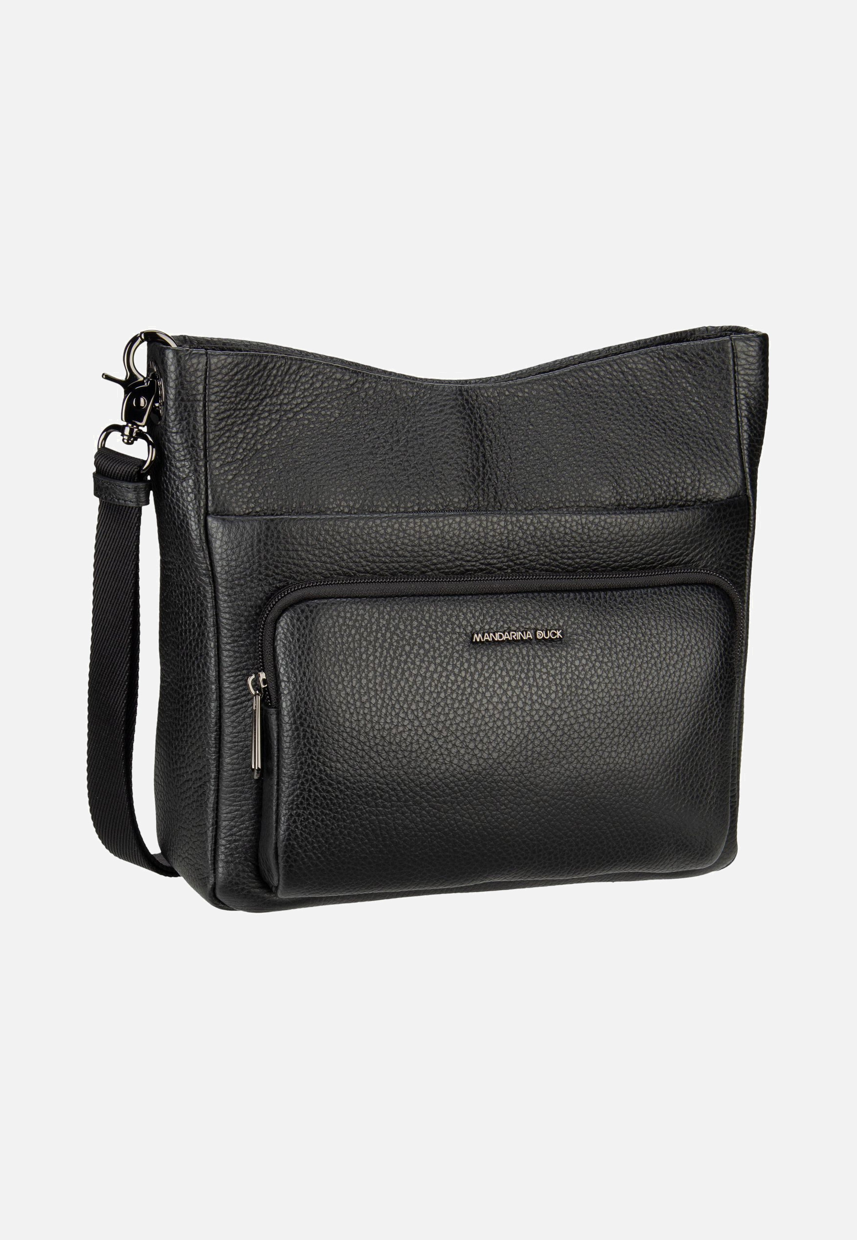 Mandarina Duck - Mellow Leather FZT10 Nero - Crossbody Bag | Women-Image
