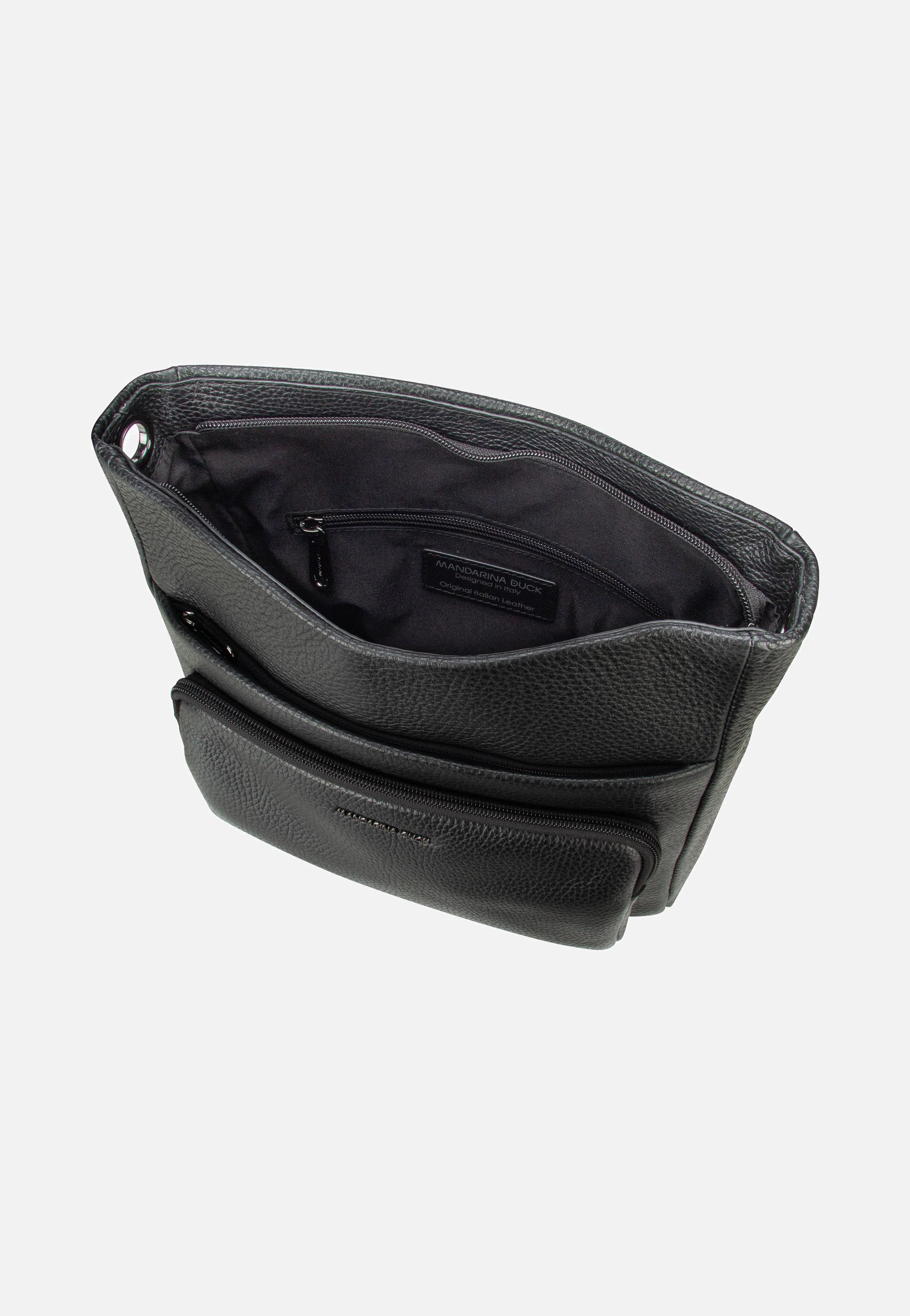 Mandarina Duck - Mellow Leather FZT10 Nero - Crossbody Bag | Women-Image