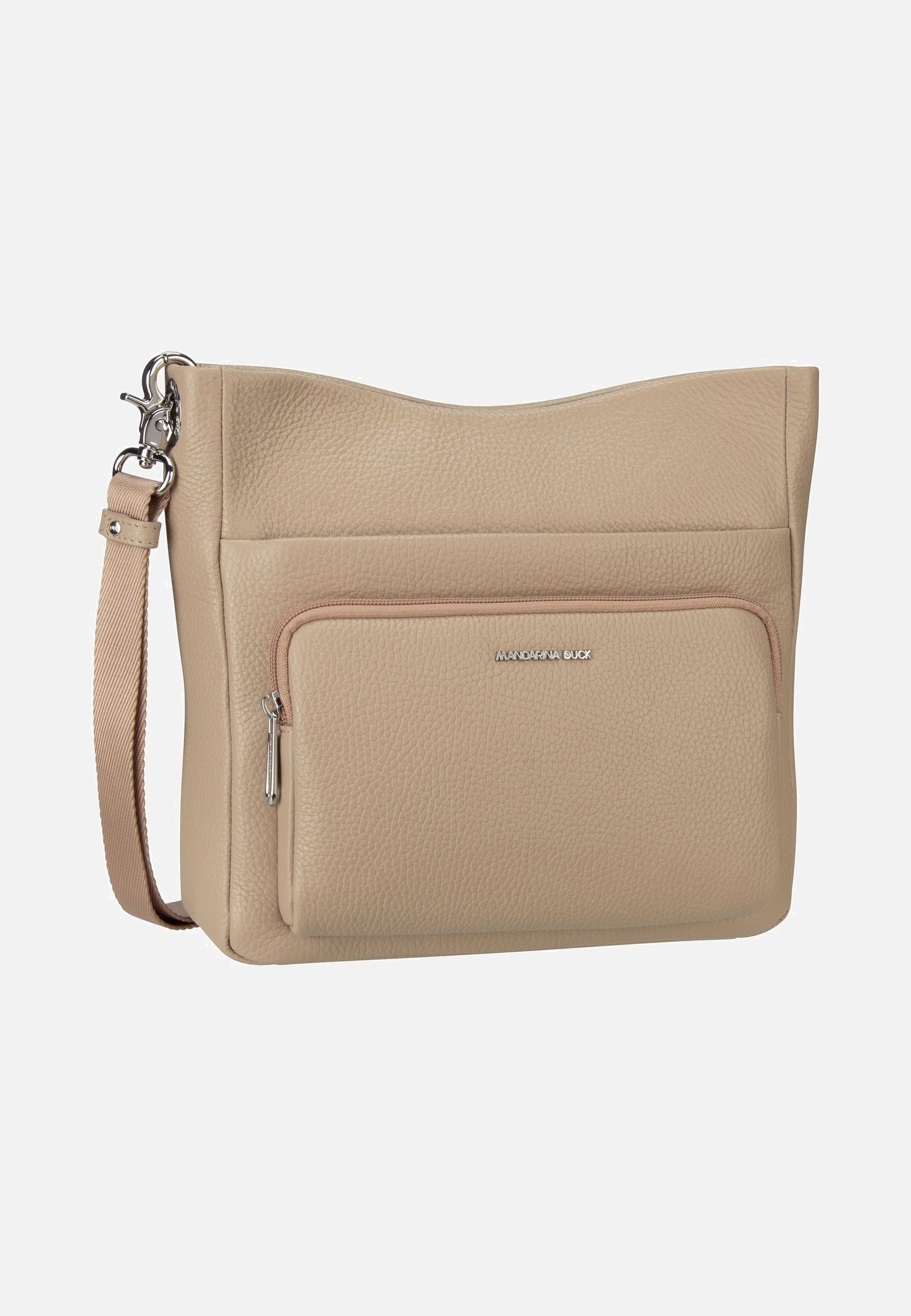 Mandarina Duck - Mellow Leather FZT10 Warm Taupe - Crossbody Bag | Women-Image