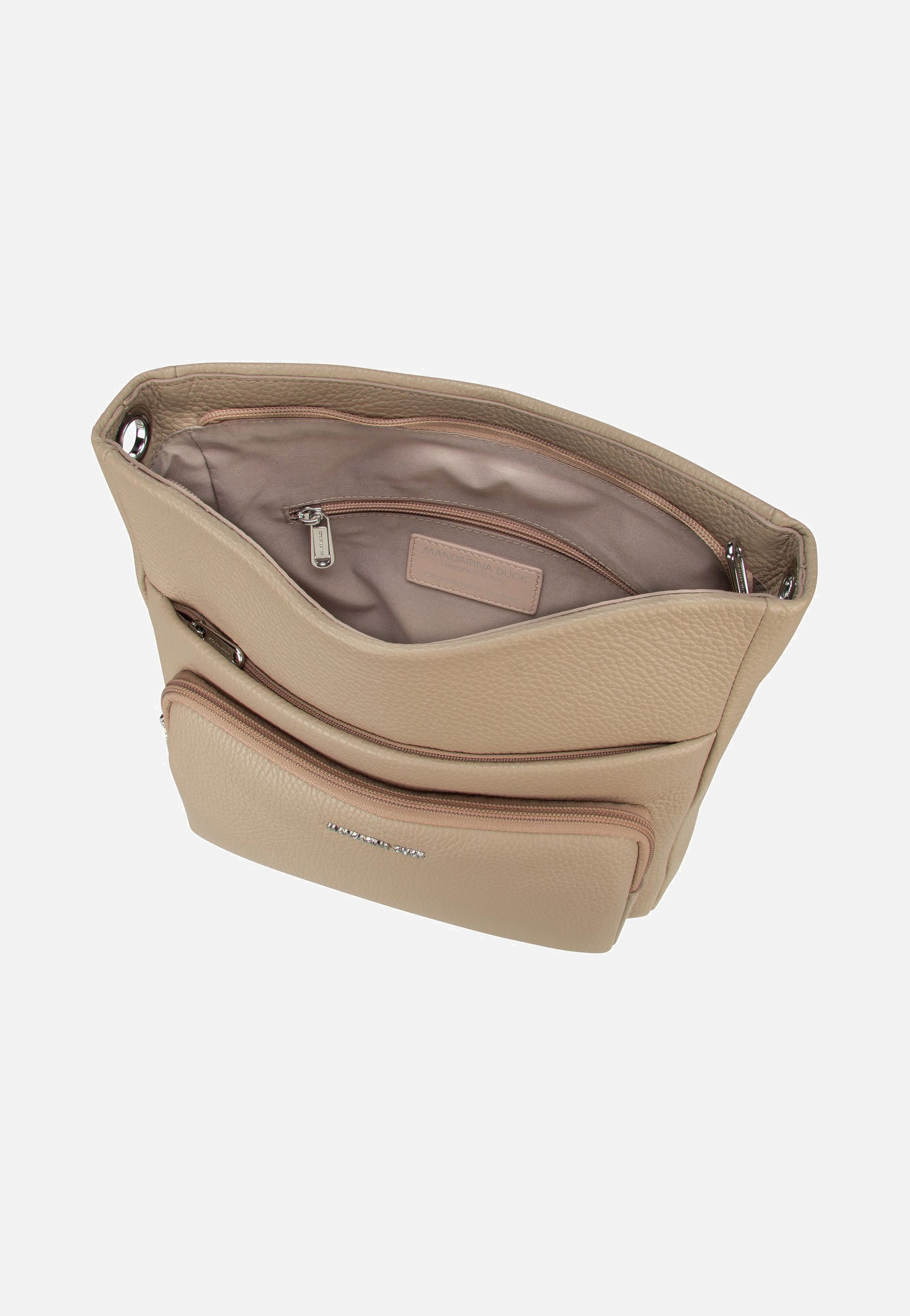 Mandarina Duck - Mellow Leather FZT10 Warm Taupe - Crossbody Bag | Women-Image