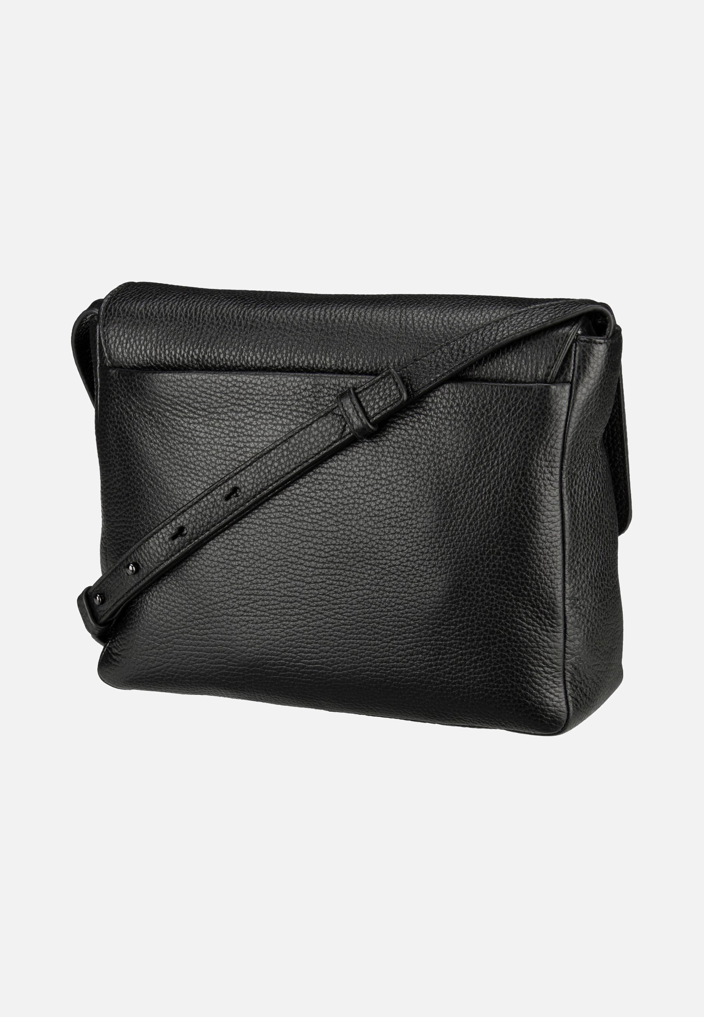 Mandarina Duck - Mellow Leather Hunting Bag FZT14 Nero - Crossbody Bag | Women-Image