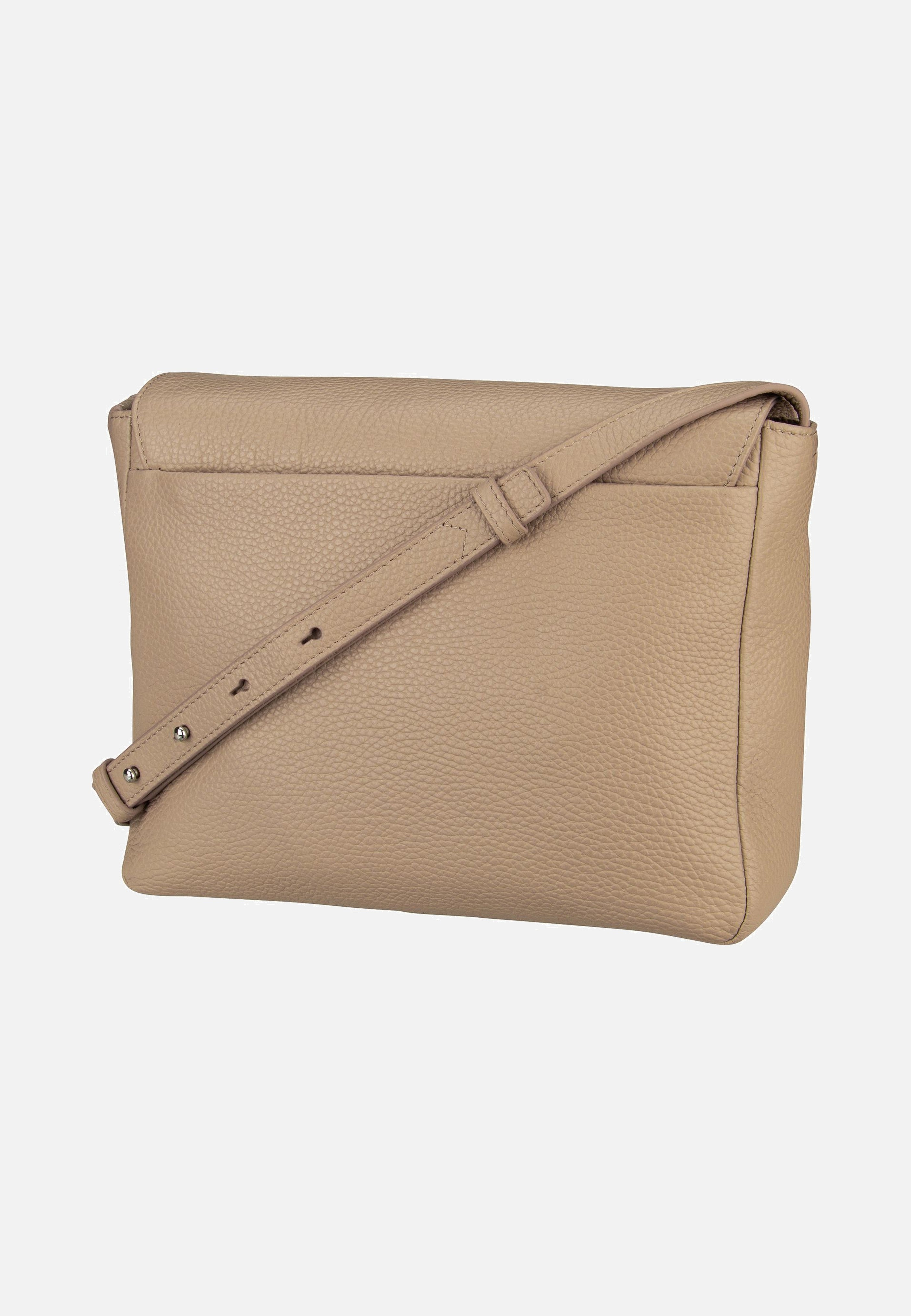 Mandarina Duck Mellow Leather Hunting Bag FZT14 Warm Taupe Umhängetasche